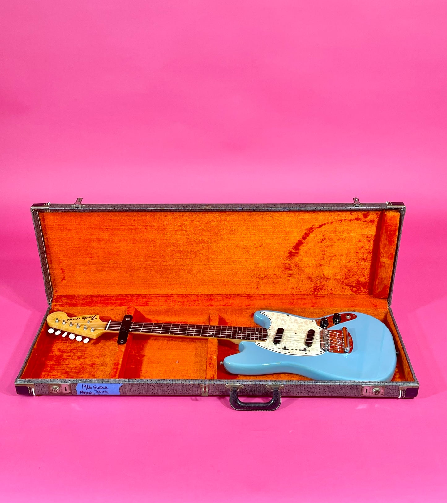1967 Fender Mustang Daphne Blue 100% original!