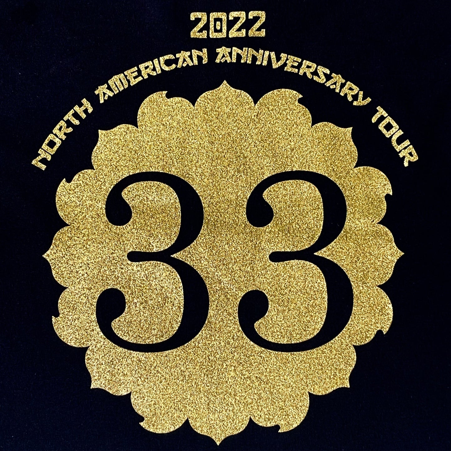 Draggin' Guitars OG Blackguard T-shirt Metallic Gold print