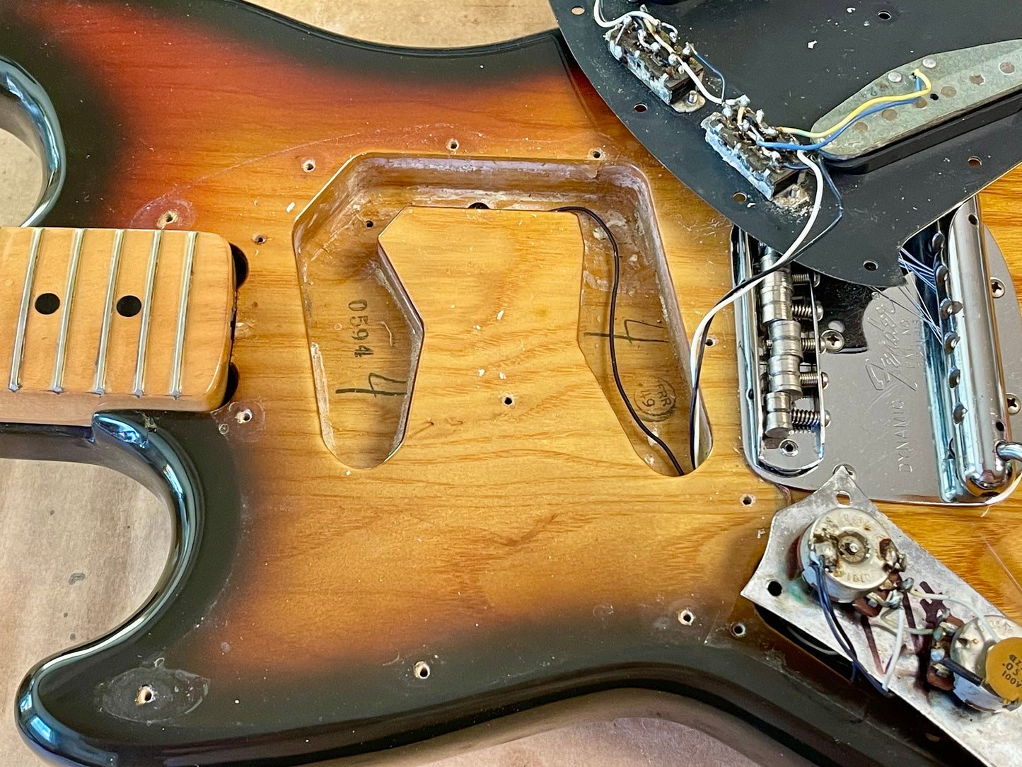1979 Fender Mustang Sunburst Left-handed