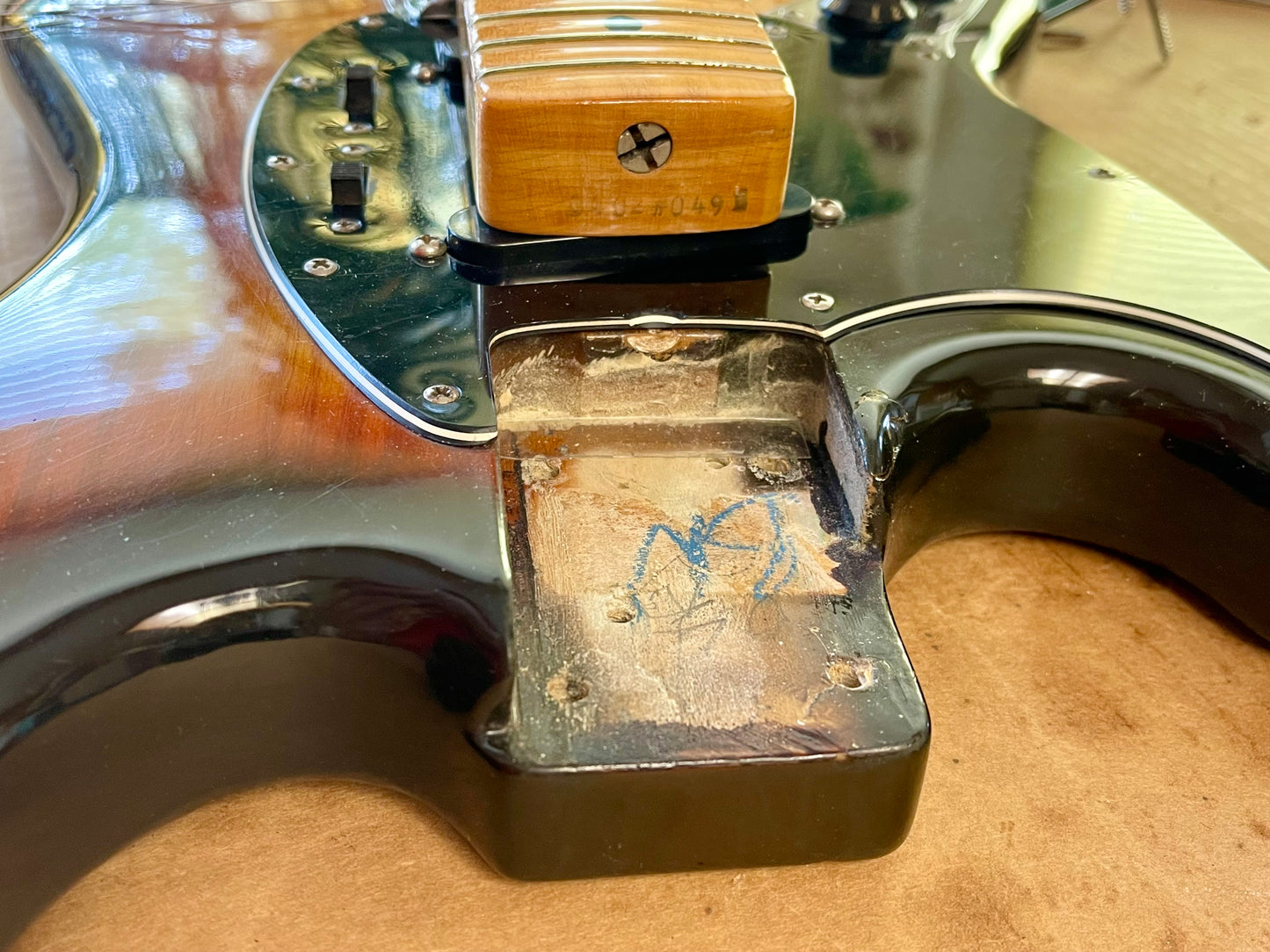1979 Fender Mustang Sunburst Left-handed