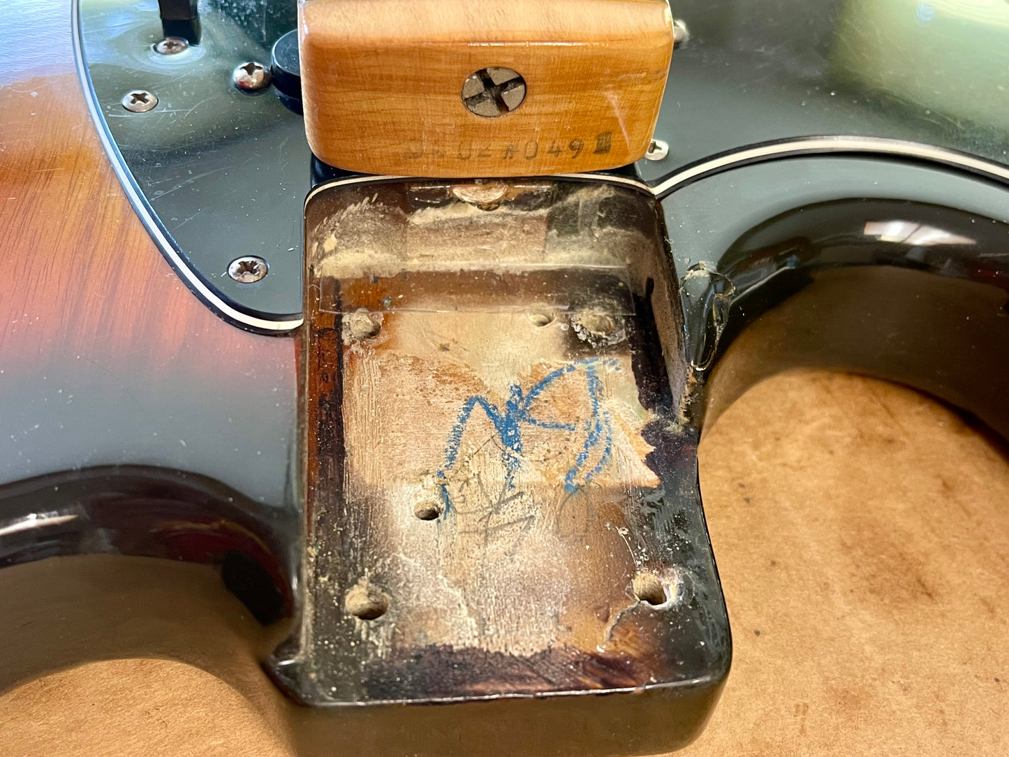 1979 Fender Mustang Sunburst Left-handed
