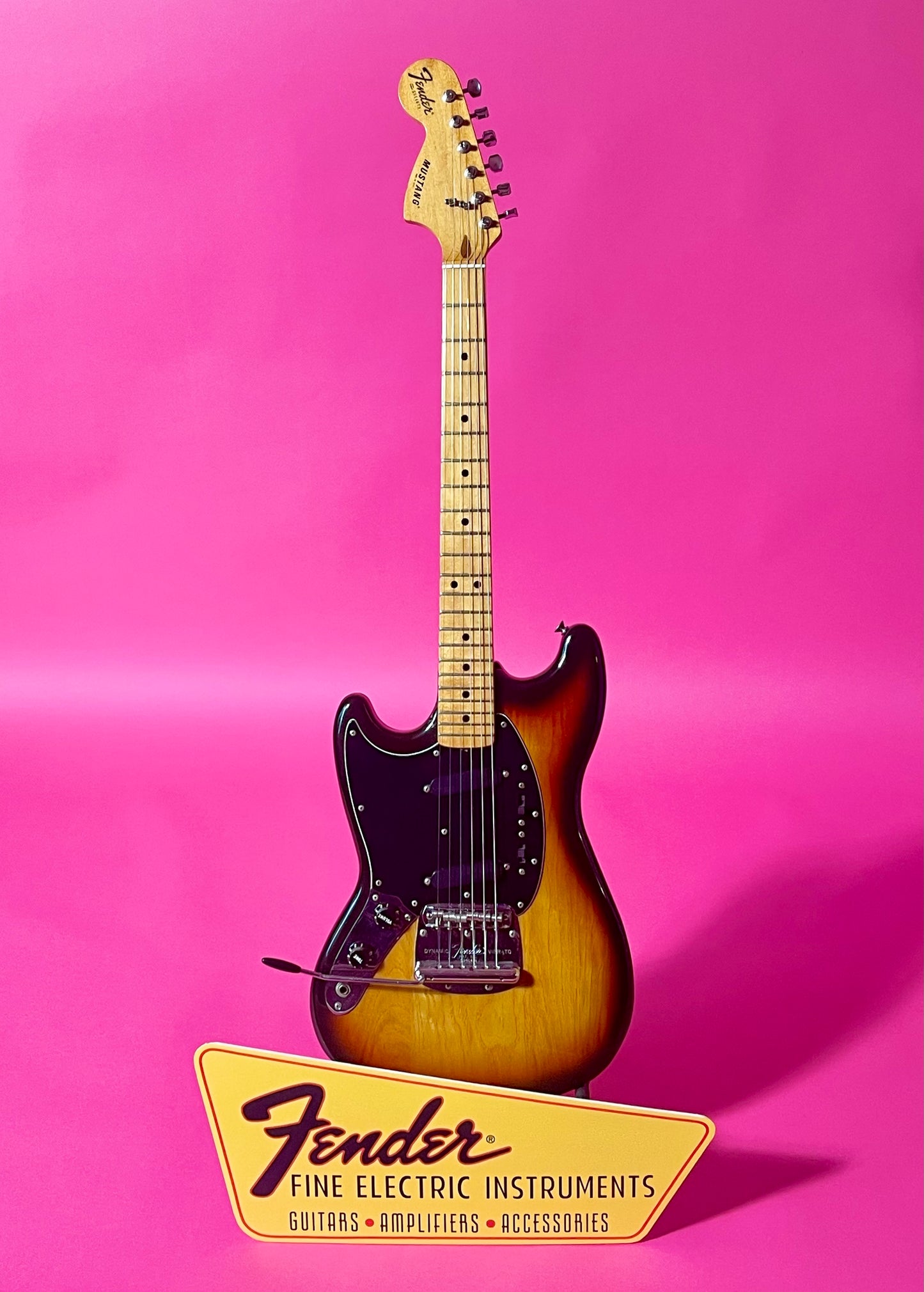 1979 Fender Mustang Sunburst Left-handed
