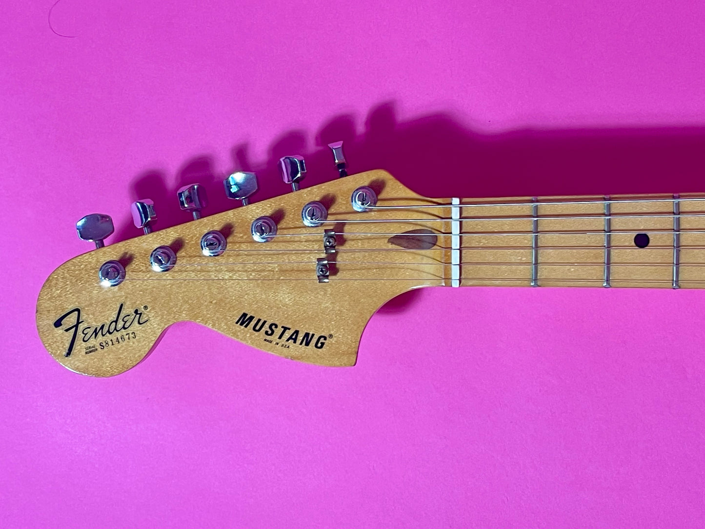 1979 Fender Mustang Sunburst Left-handed