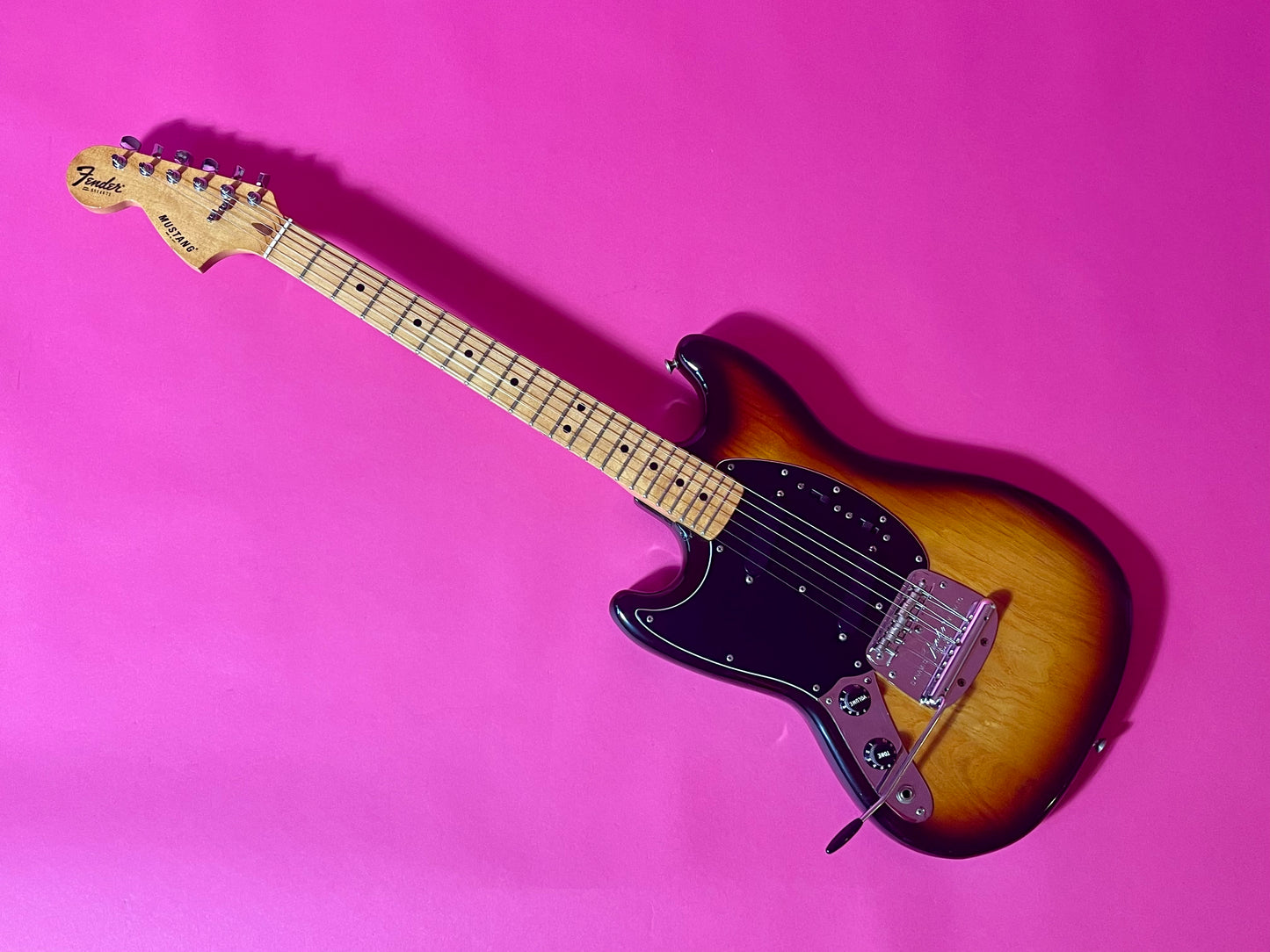1979 Fender Mustang Sunburst Left-handed