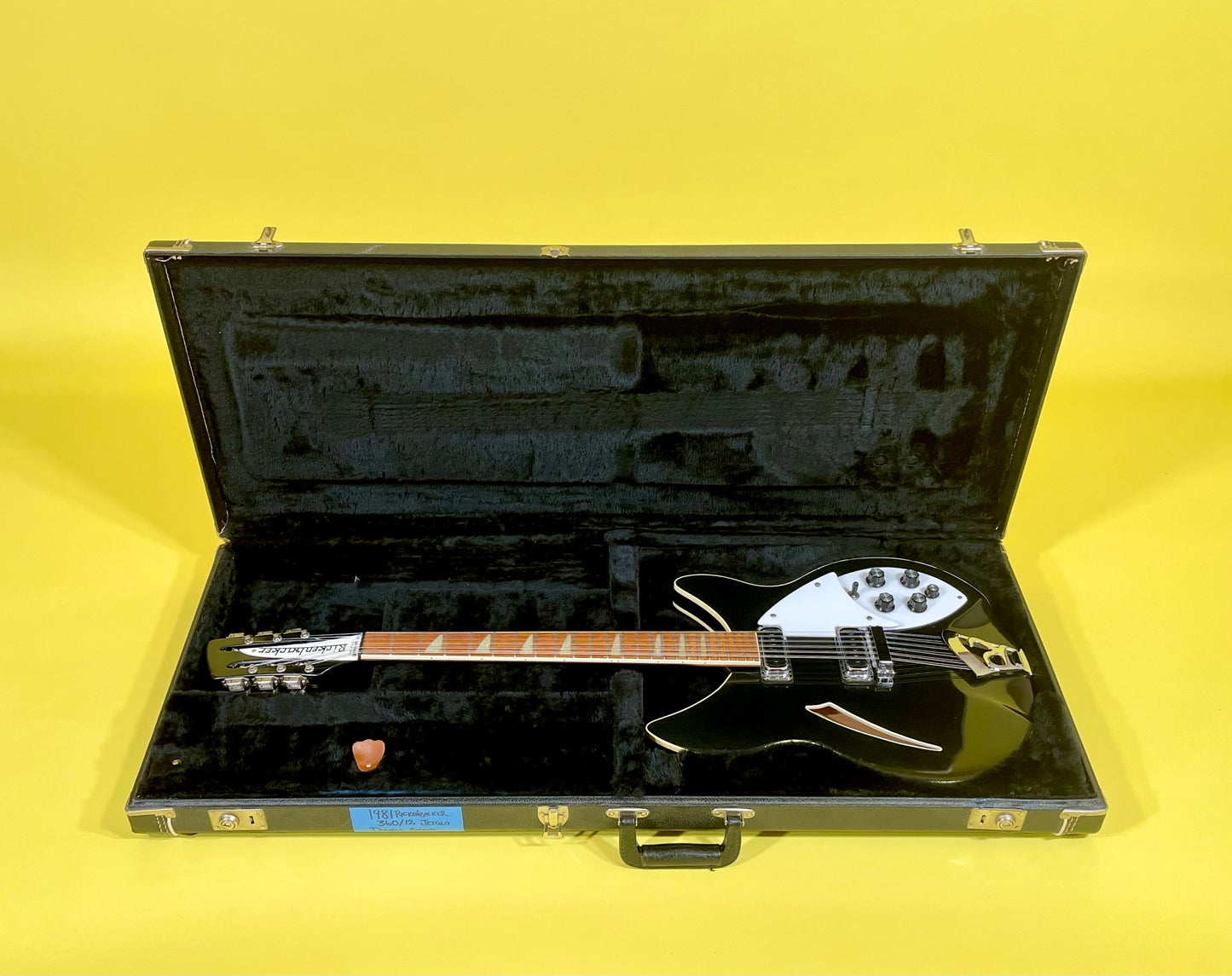 1981 Rickenbacker 360 Jetglo Gloss Rare Double Bound!