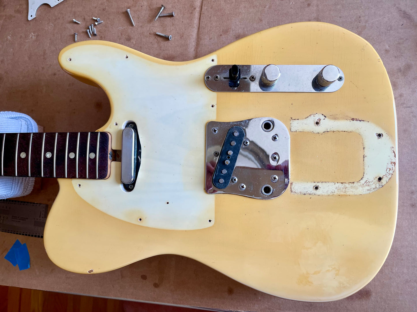 1972 Fender Telecaster Bigsby model Blonde with rare Rosewood fingerboard
