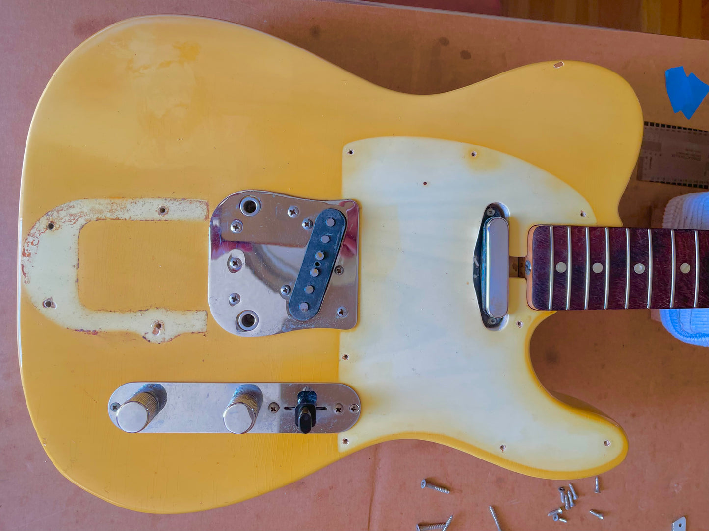 1972 Fender Telecaster Bigsby model Blonde with rare Rosewood fingerboard