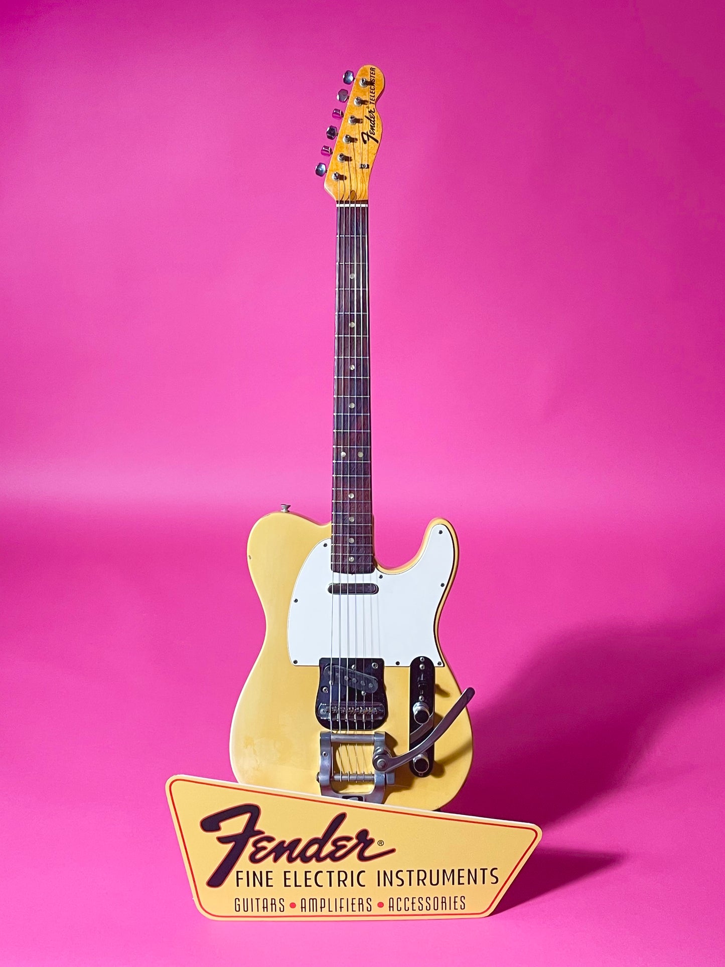 1972 Fender Telecaster Bigsby model Blonde with rare Rosewood fingerboard