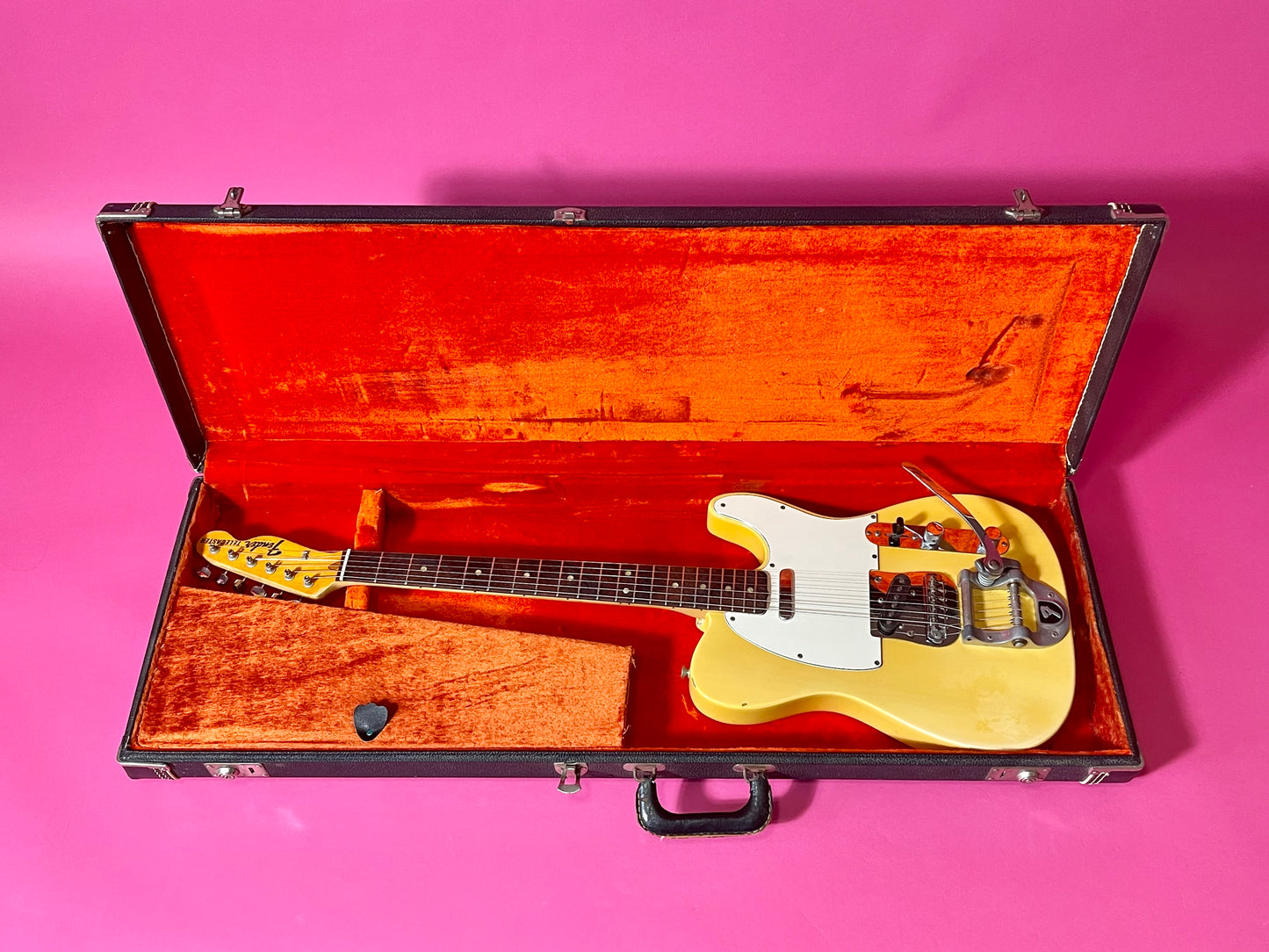 1972 Fender Telecaster Bigsby model Blonde with rare Rosewood fingerboard