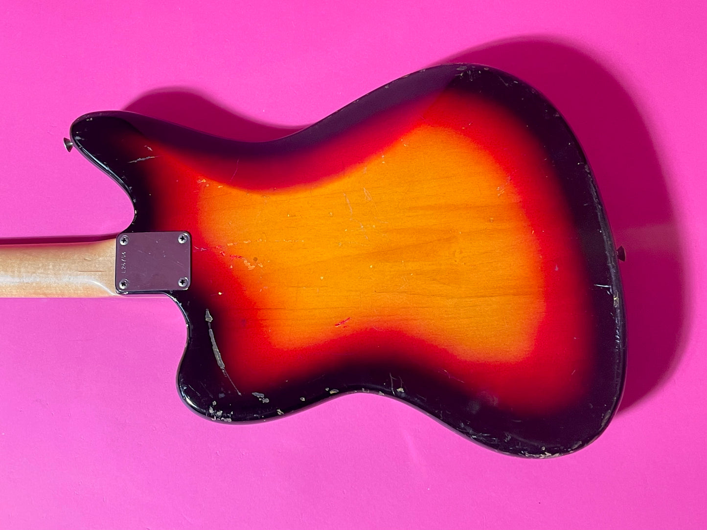 1964 Fender Jaguar 3-Color Sunburst Clay Dots