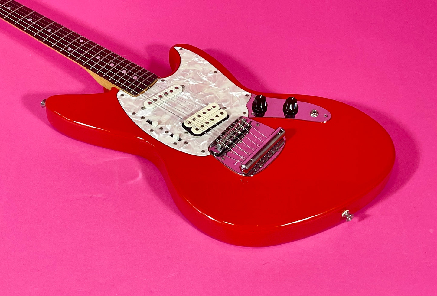 1996 Fender Jag-Stang Fiesta Red Kurt Cobain