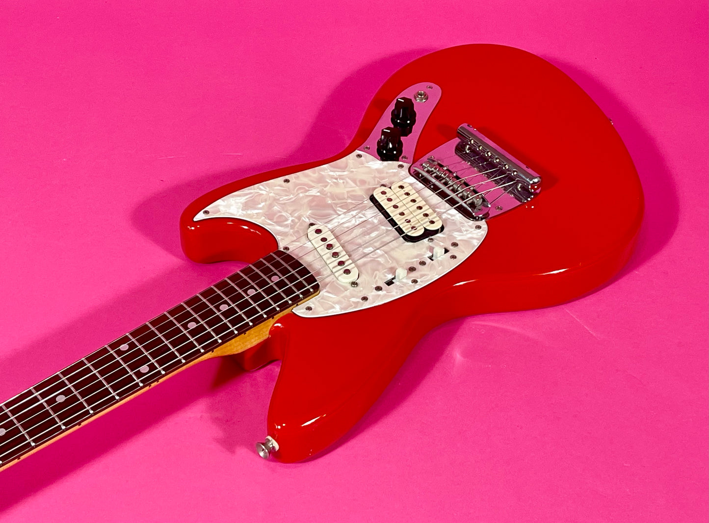 1996 Fender Jag-Stang Fiesta Red Kurt Cobain