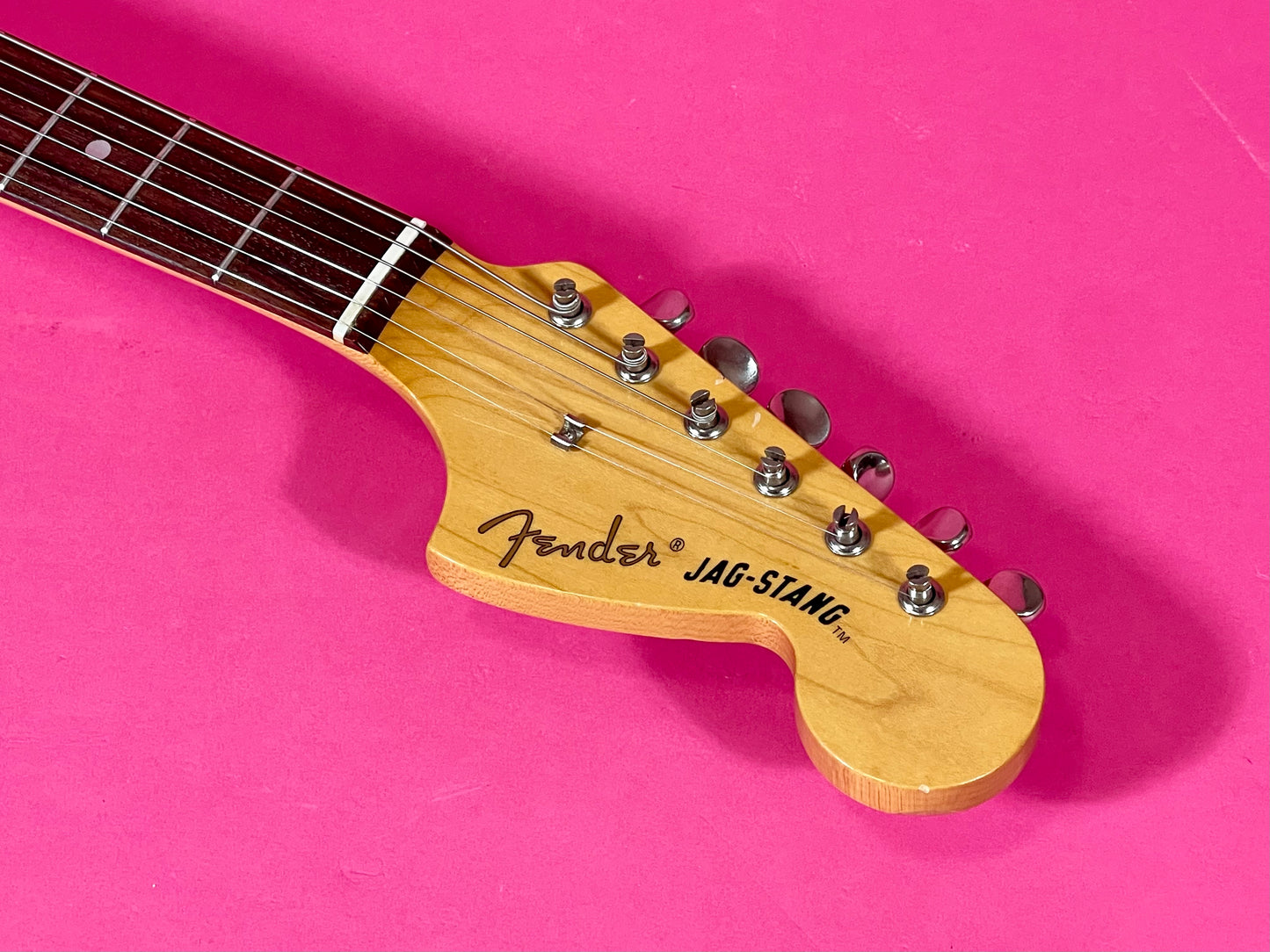 1996 Fender Jag-Stang Fiesta Red Kurt Cobain