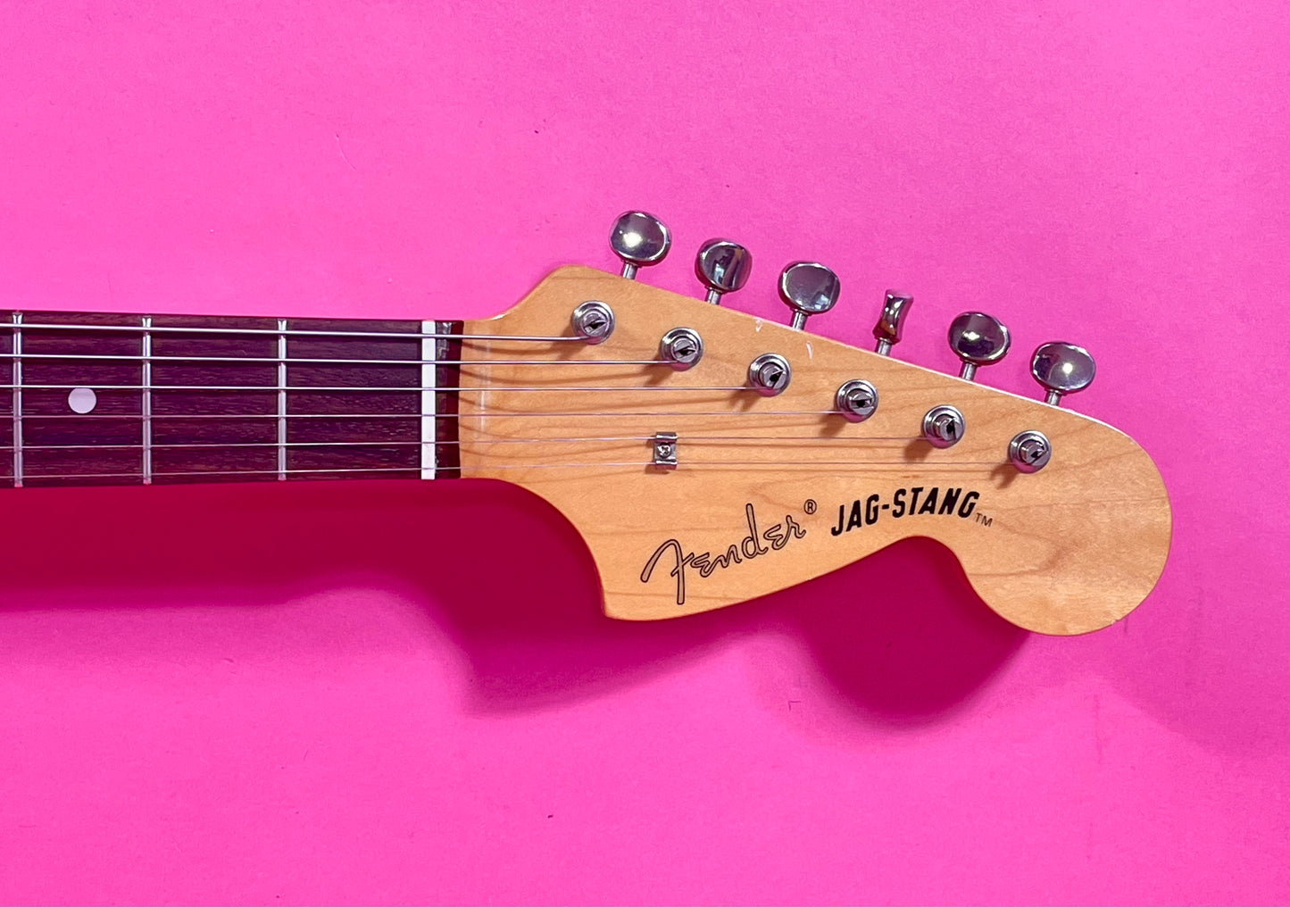 1996 Fender Jag-Stang Fiesta Red Kurt Cobain