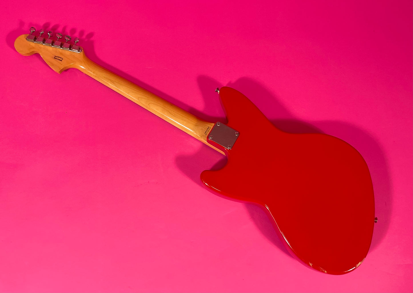 1996 Fender Jag-Stang Fiesta Red Kurt Cobain
