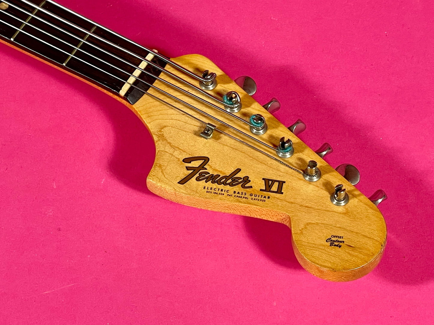 1962 Fender Bass VI Turquoise Sparkle finish!
