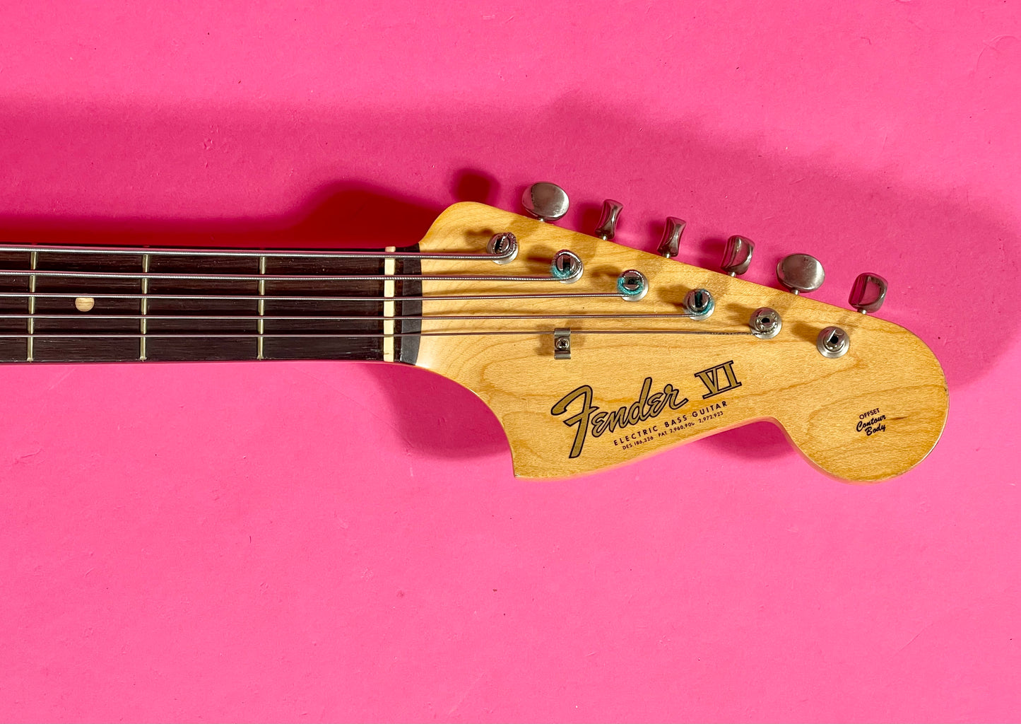 1962 Fender Bass VI Turquoise Sparkle finish!
