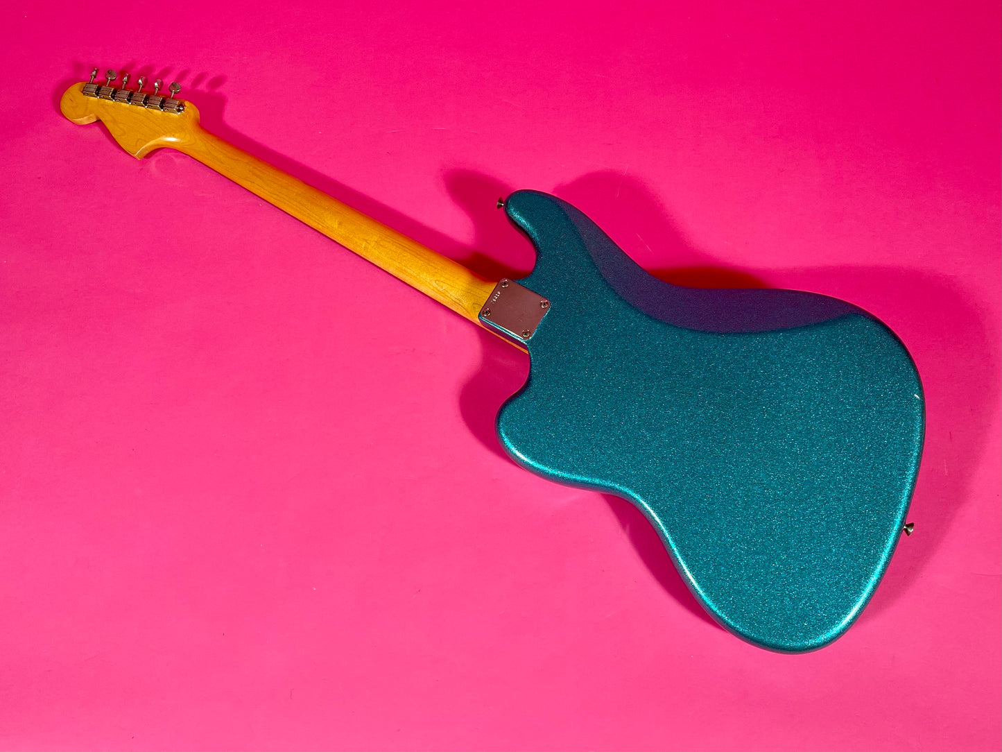 1962 Fender Bass VI Turquoise Sparkle finish!