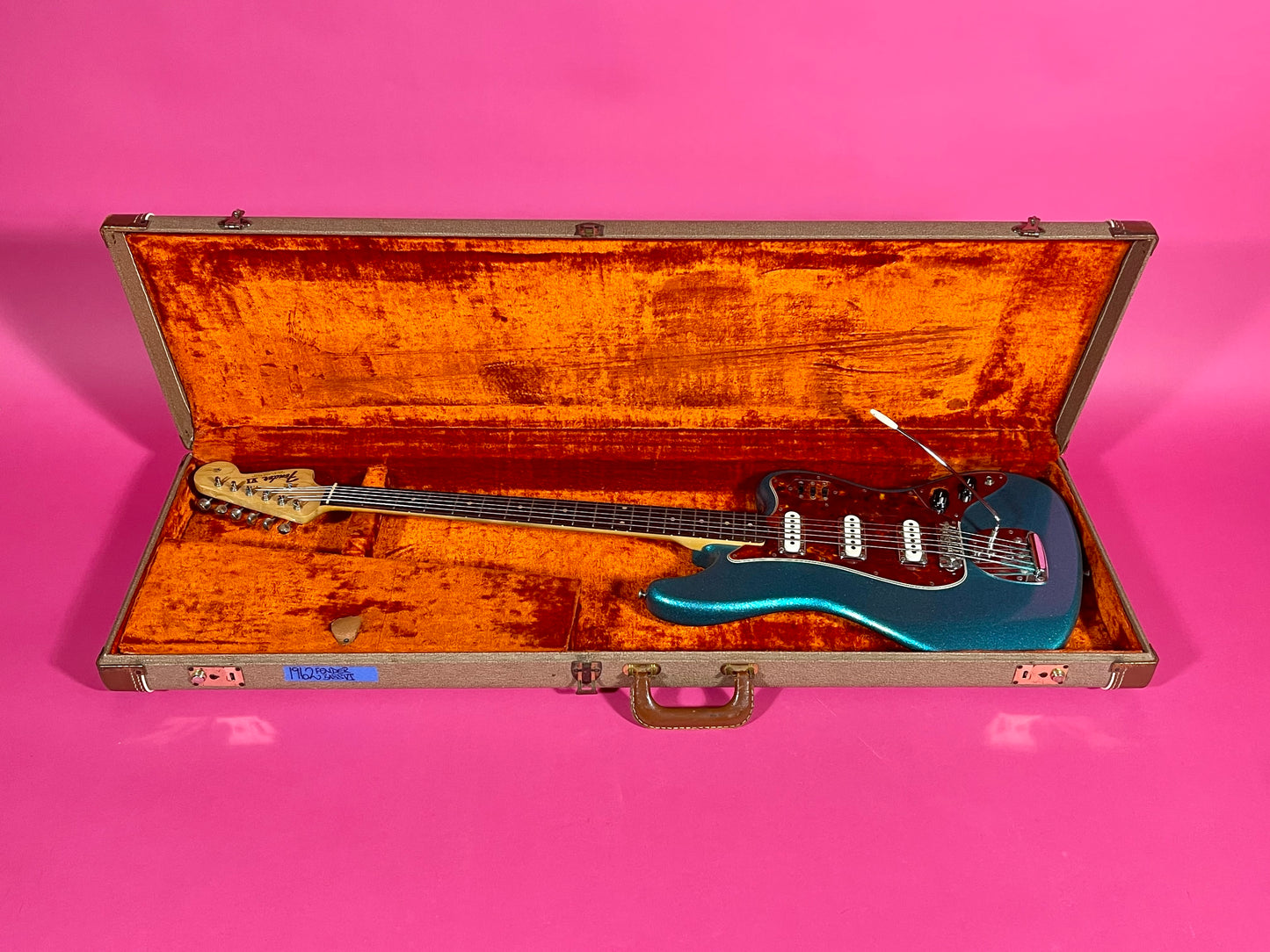 1962 Fender Bass VI Turquoise Sparkle finish!