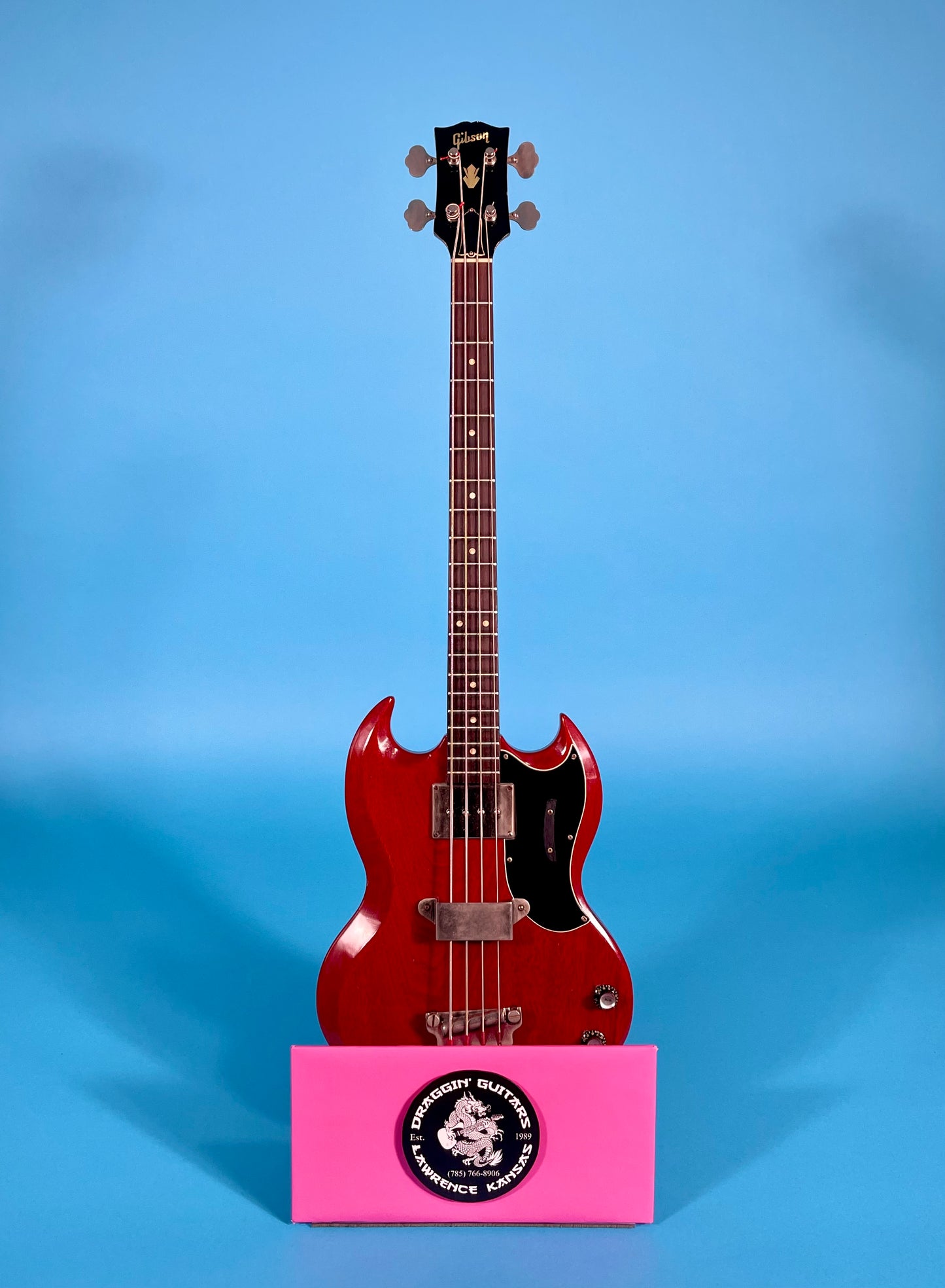 1963 Gibson EB-0 Bass Cherry Red finish 100% original