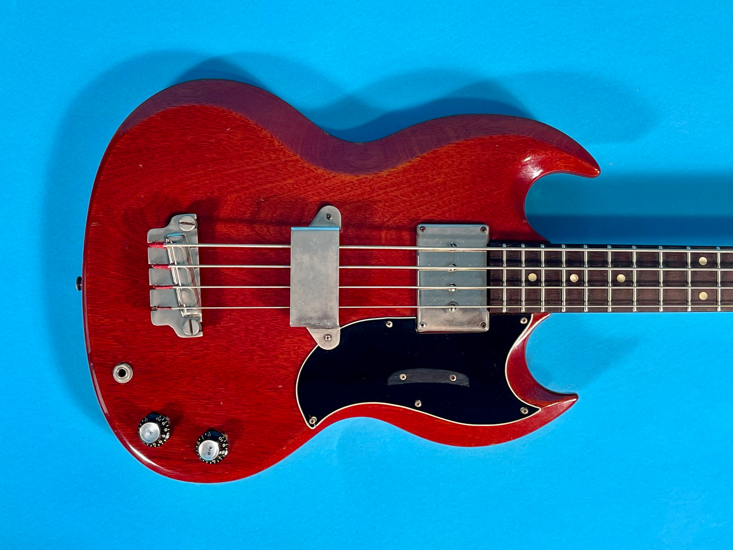 1963 Gibson EB-0 Bass Cherry Red finish 100% original