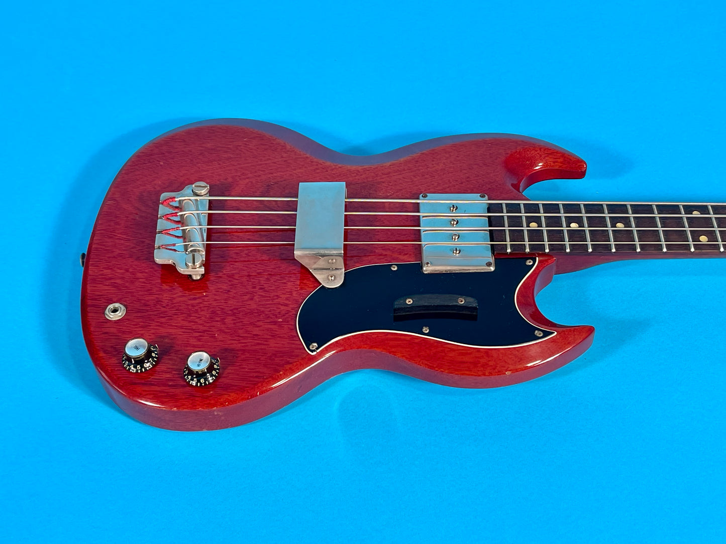 1963 Gibson EB-0 Bass Cherry Red finish 100% original