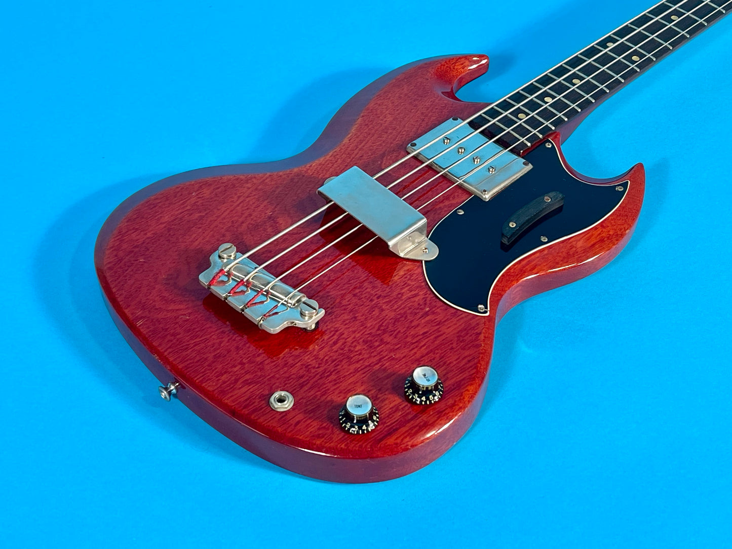 1963 Gibson EB-0 Bass Cherry Red finish 100% original