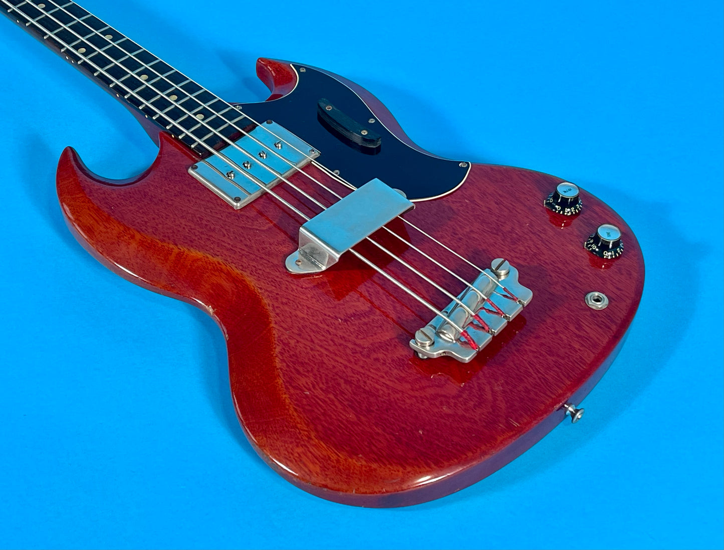 1963 Gibson EB-0 Bass Cherry Red finish 100% original