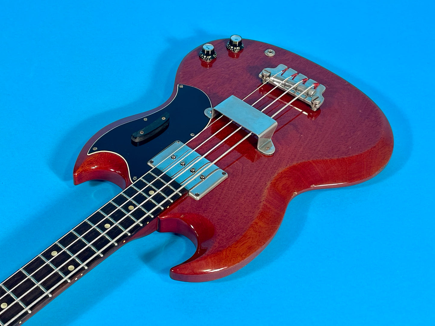 1963 Gibson EB-0 Bass Cherry Red finish 100% original