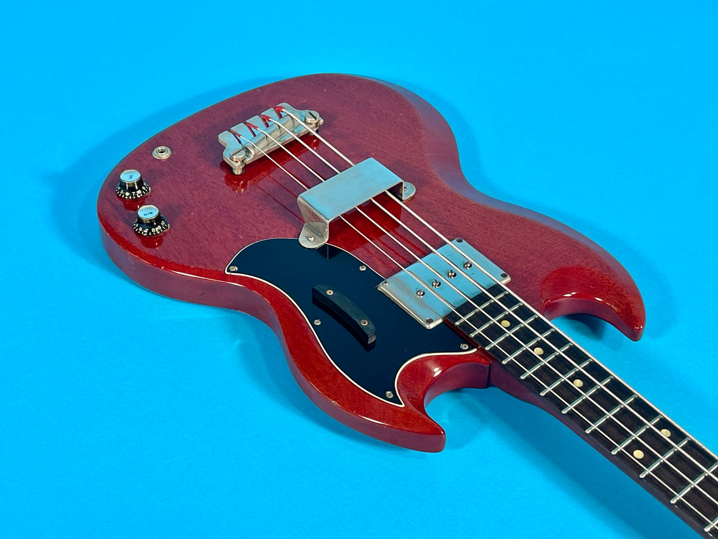 1963 Gibson EB-0 Bass Cherry Red finish 100% original
