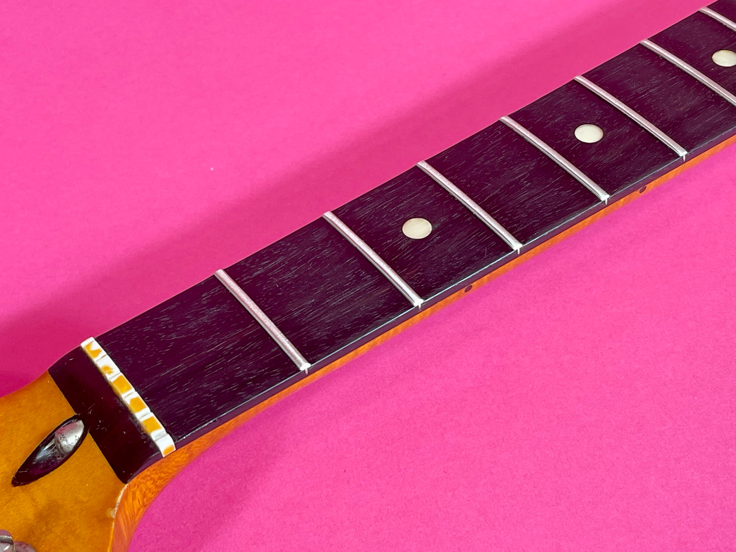 1981 G&L F-100 series I Transparent Ocean Turquoise Custom Color strings through body!