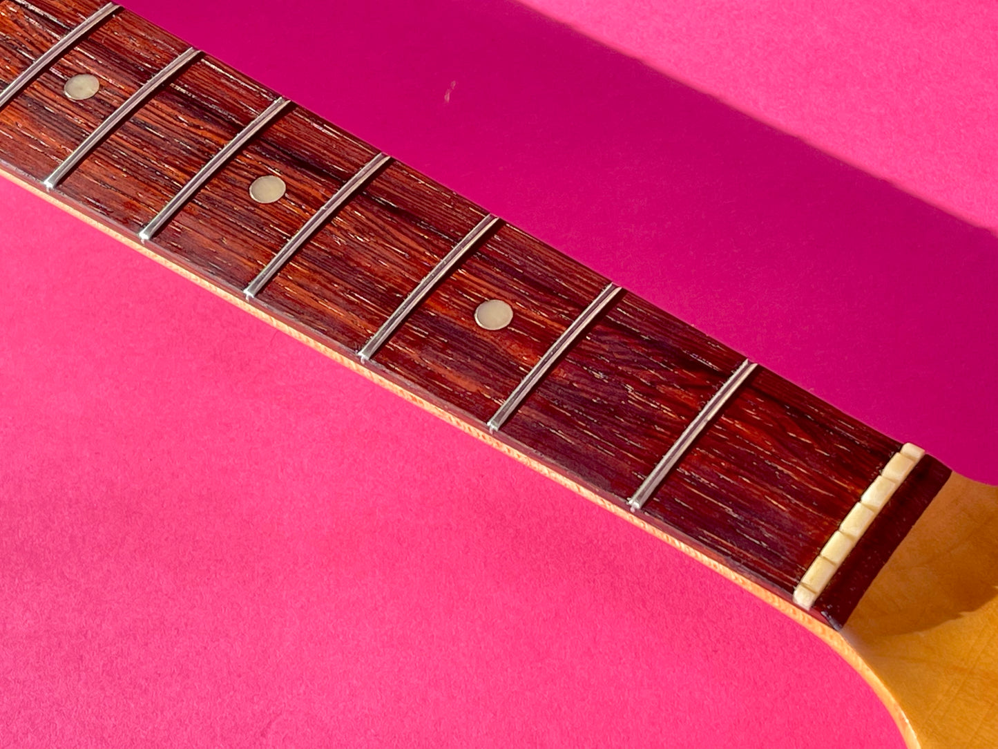 1966 Fender Musicmaster II Daphne Blue near mint condition, early small-ball headstock