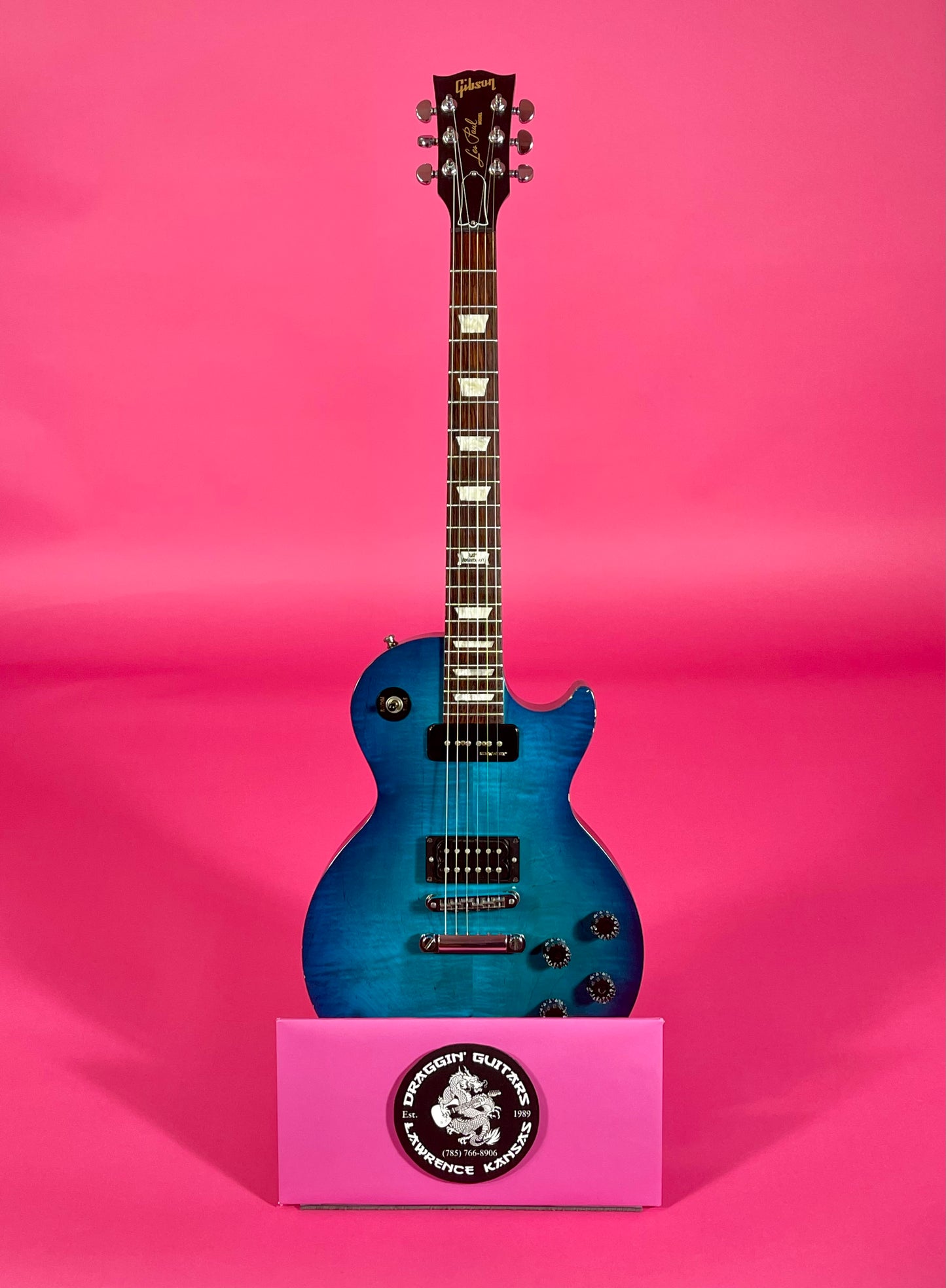 2014 Gibson Les Paul Futura Model 120th anniversary Pacific Blue *rare*