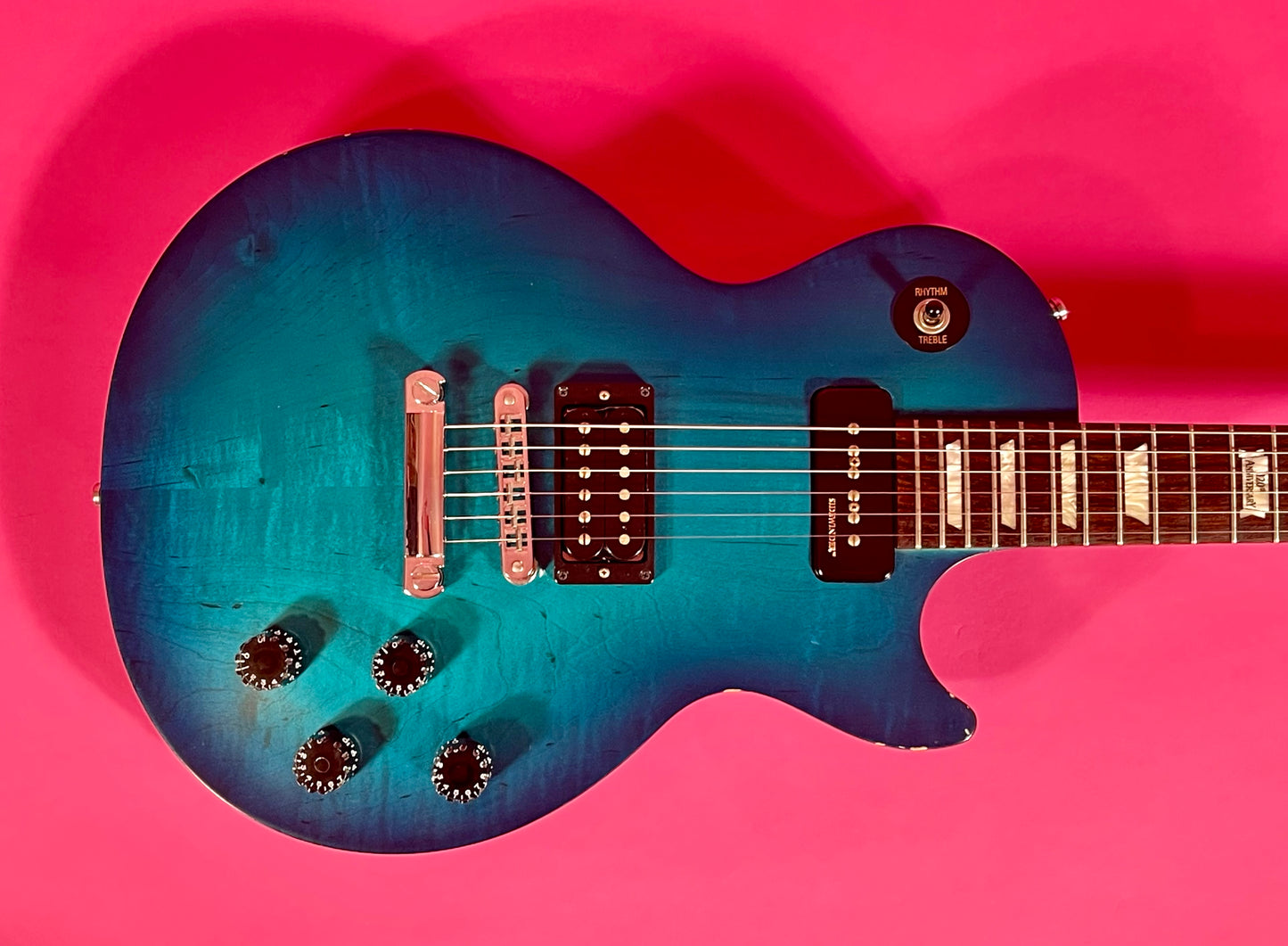 2014 Gibson Les Paul Futura Model 120th anniversary Pacific Blue *rare*