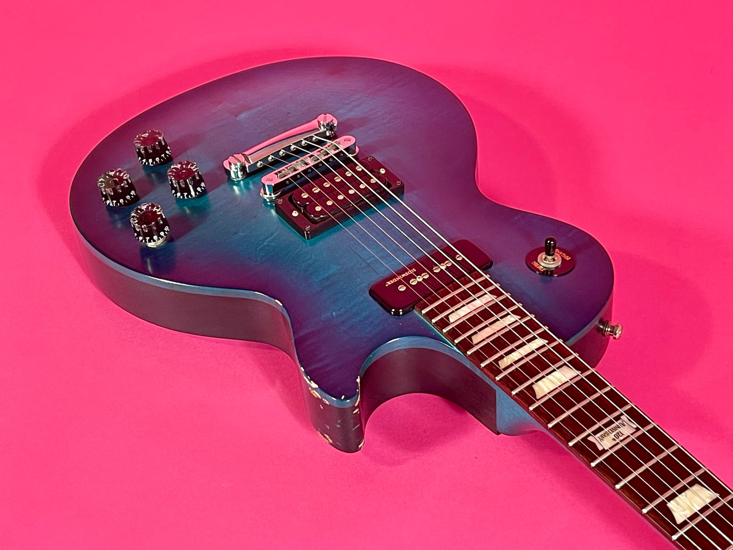 2014 Gibson Les Paul Futura Model 120th anniversary Pacific Blue *rare*