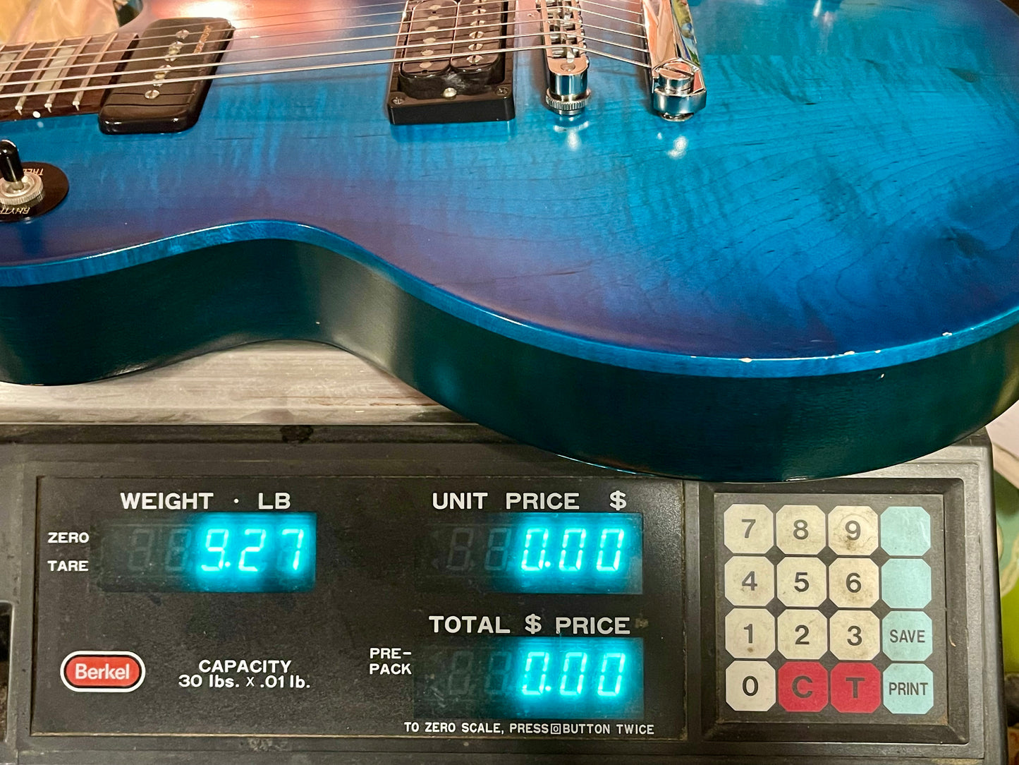 2014 Gibson Les Paul Futura Model 120th anniversary Pacific Blue *rare*