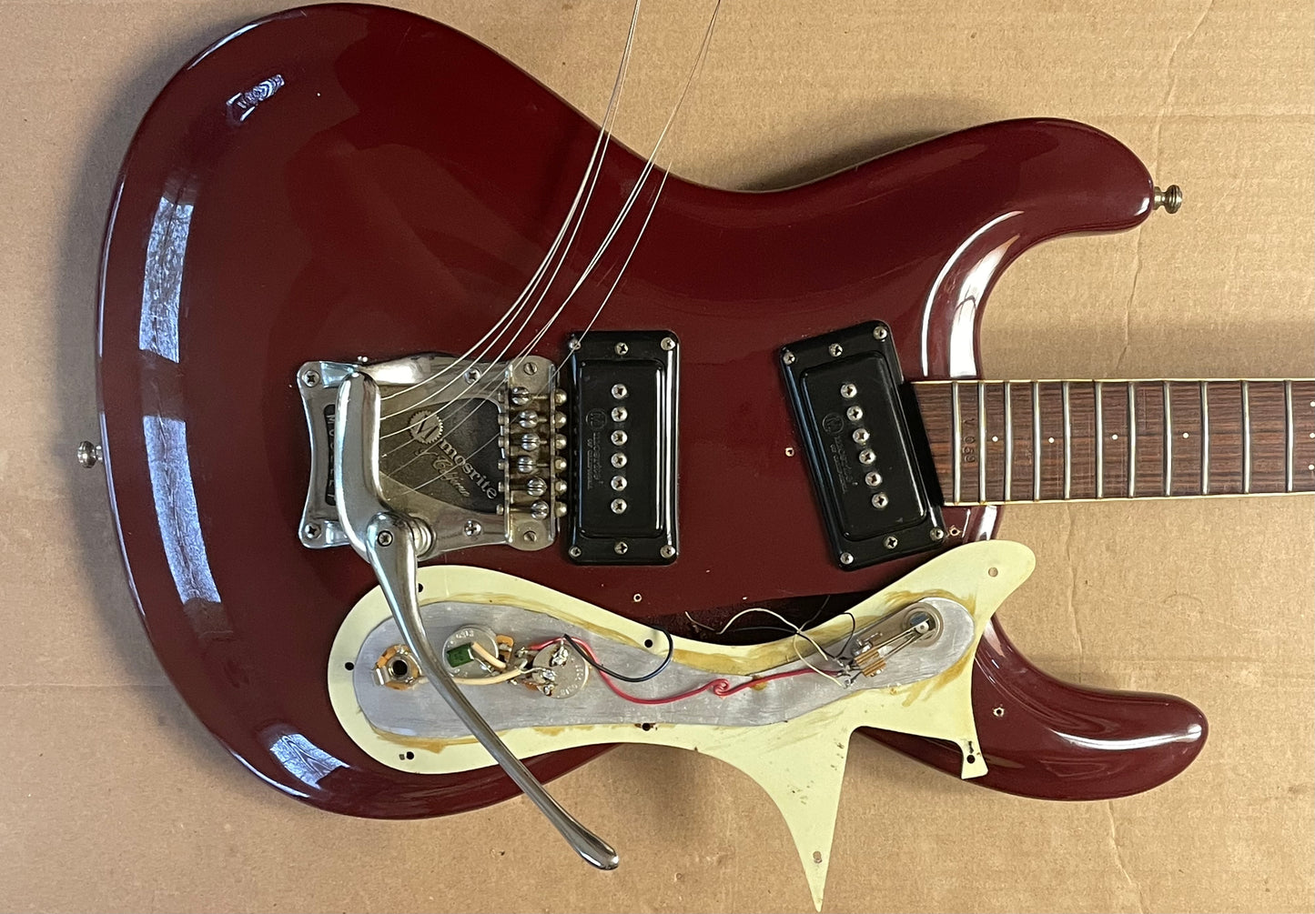1967 Mosrite Ventures Mark I Model Oxblood Maroon