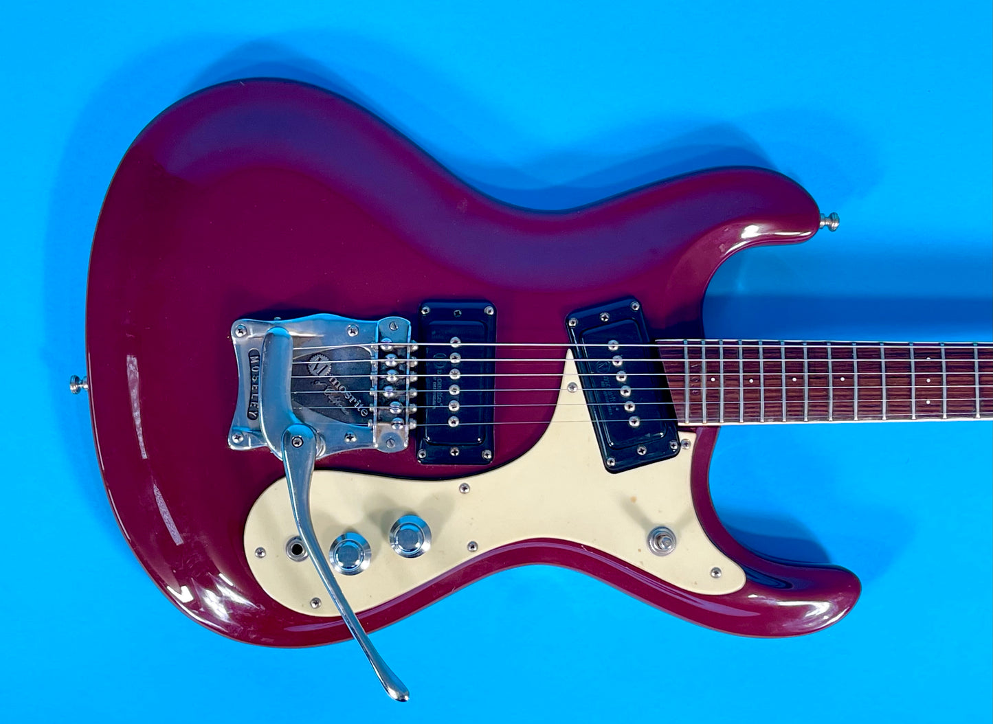 1967 Mosrite Ventures Mark I Model Oxblood Maroon