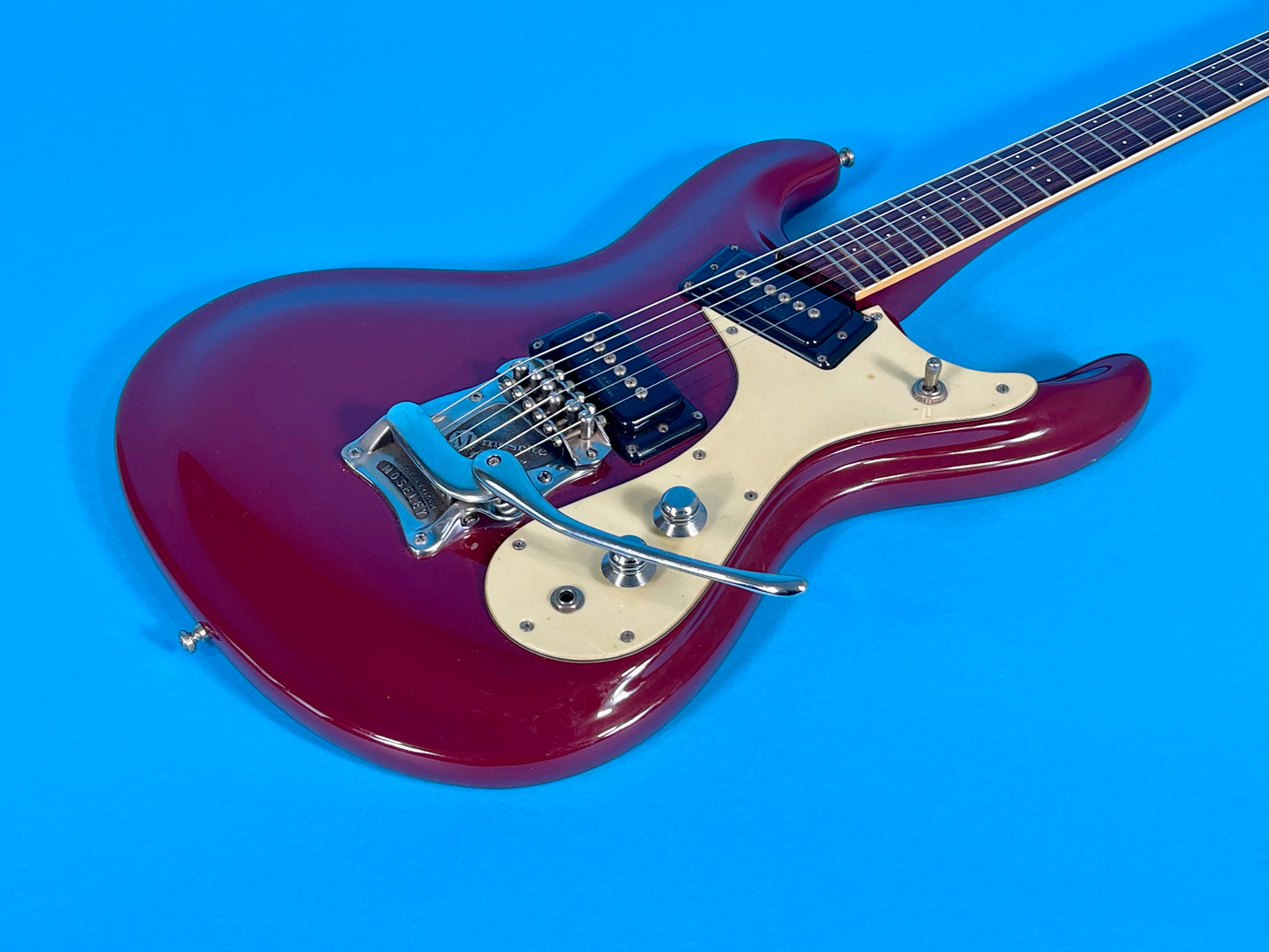 1967 Mosrite Ventures Mark I Model Oxblood Maroon