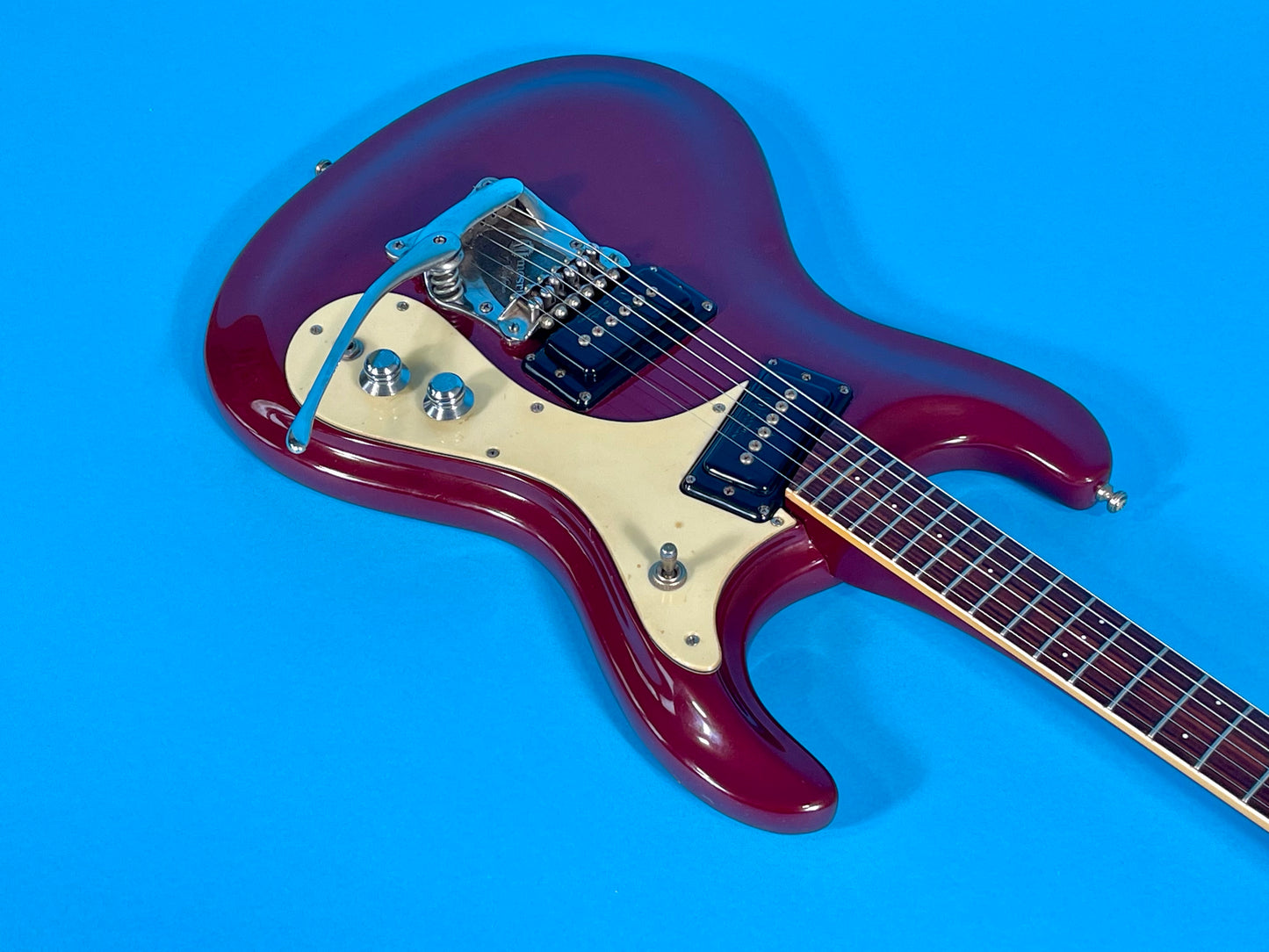 1967 Mosrite Ventures Mark I Model Oxblood Maroon