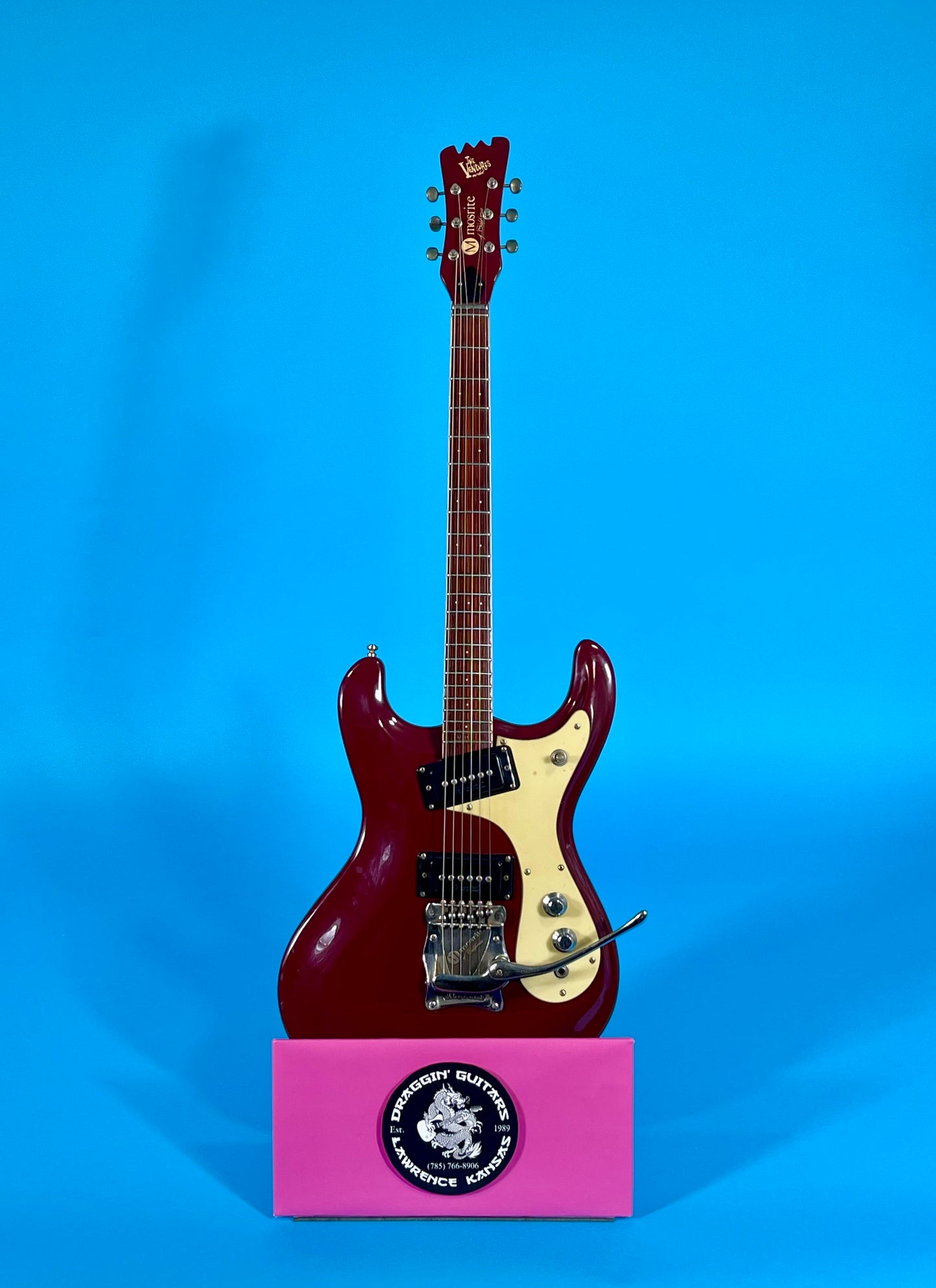 1967 Mosrite Ventures Mark I Model Oxblood Maroon