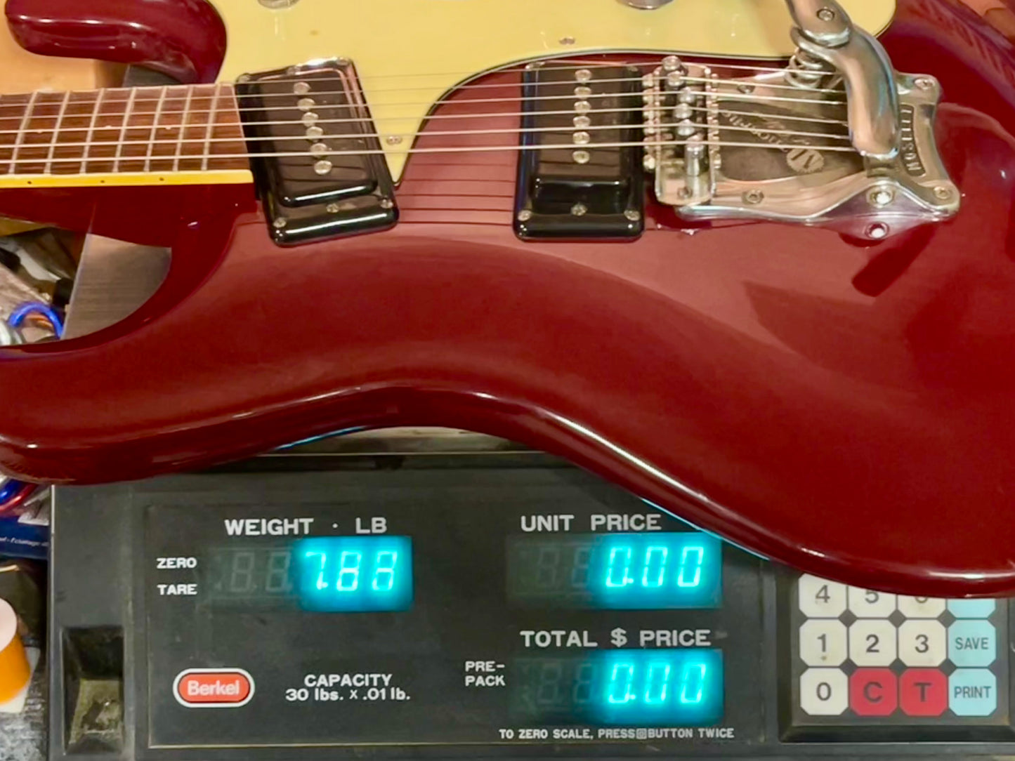 1967 Mosrite Ventures Mark I Model Oxblood Maroon