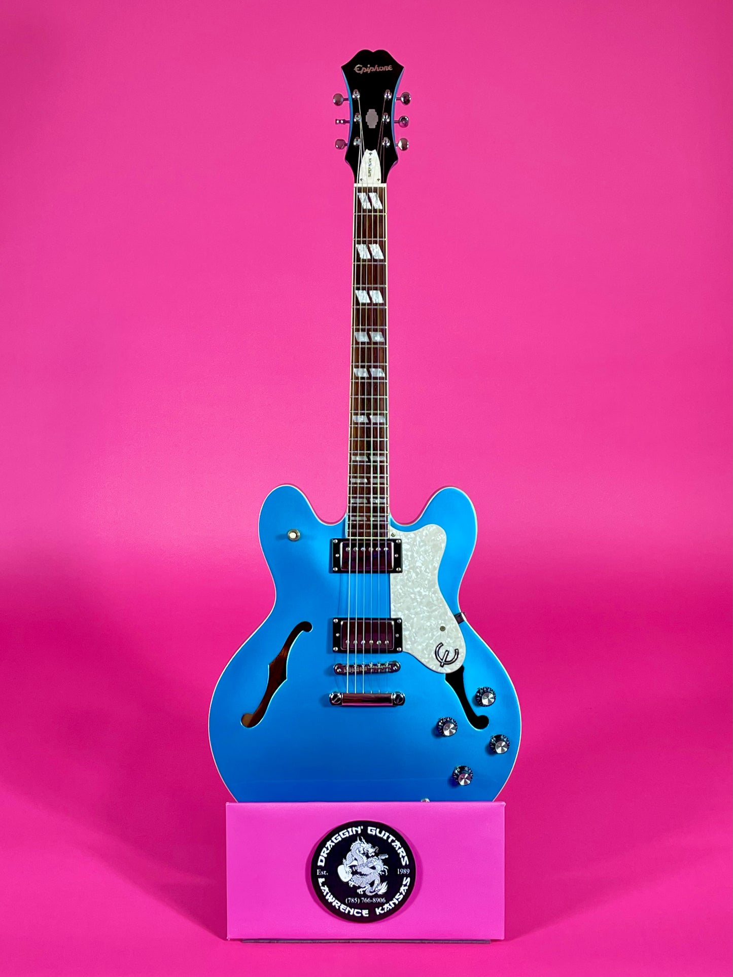 2003 Epiphone Supernova Noel Gallagher Manchester Blue
