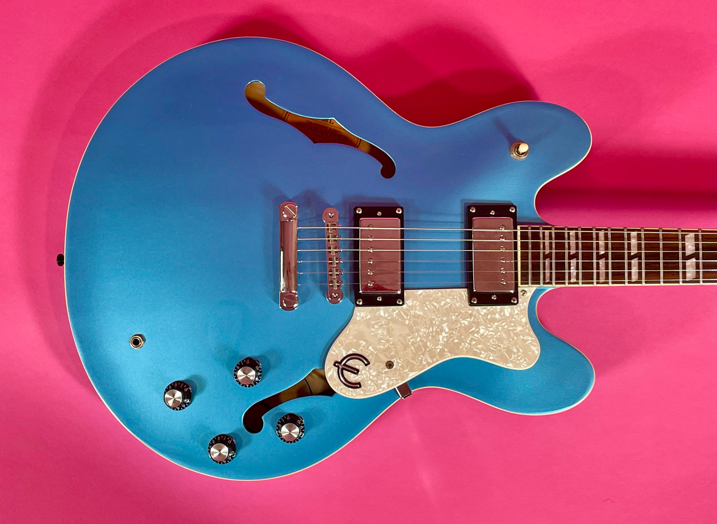 2003 Epiphone Supernova Noel Gallagher Manchester Blue