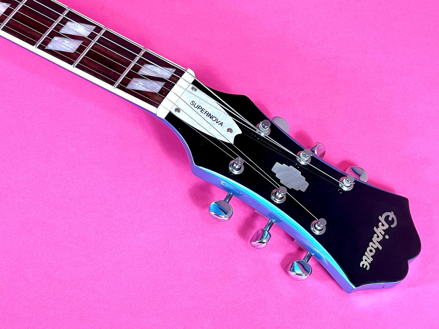 2003 Epiphone Supernova Noel Gallagher Manchester Blue