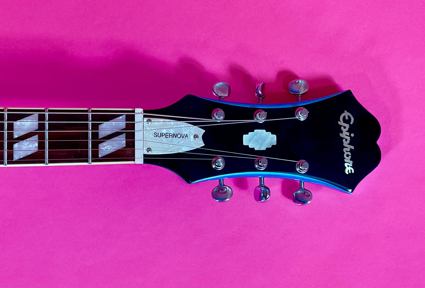2003 Epiphone Supernova Noel Gallagher Manchester Blue
