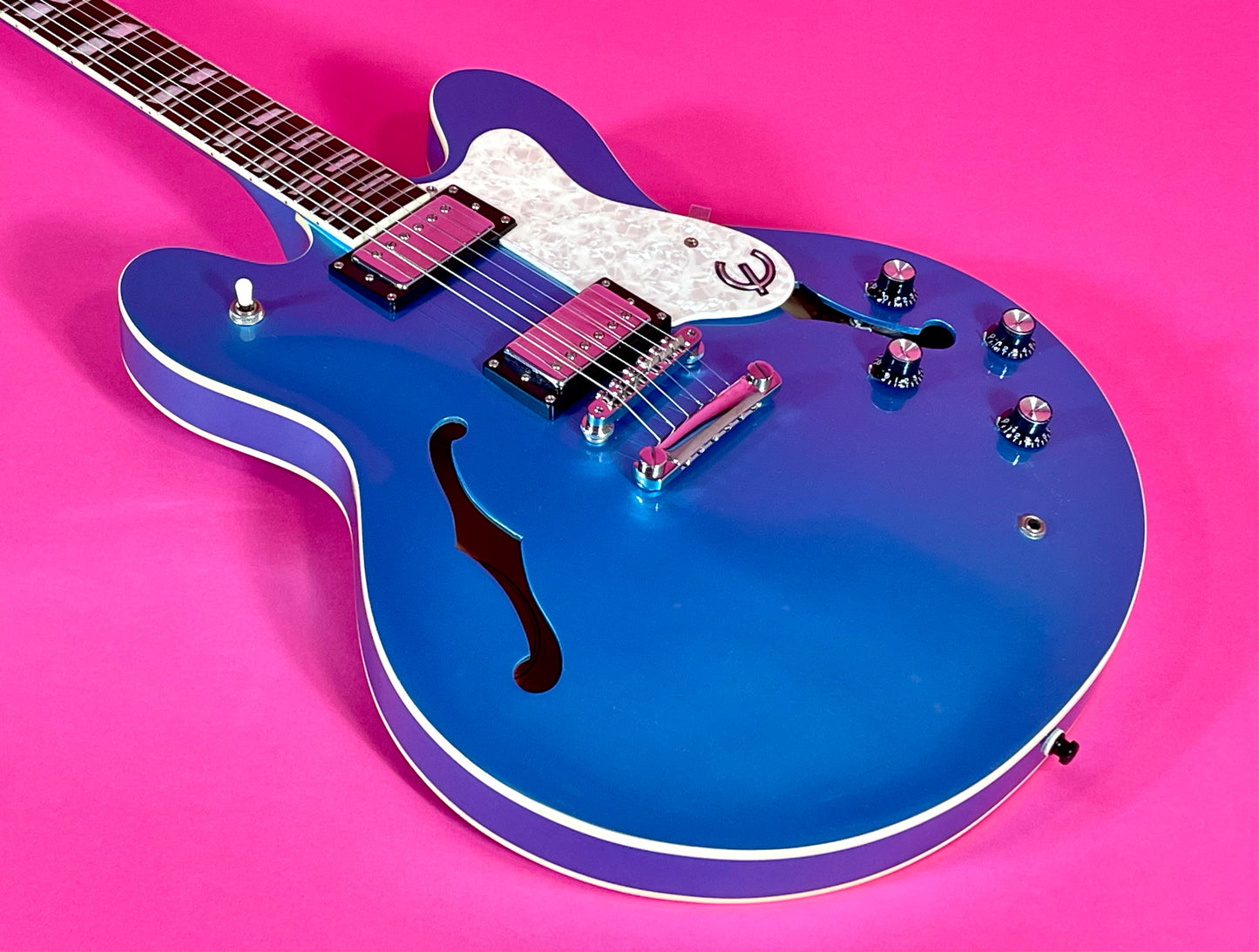 2003 Epiphone Supernova Noel Gallagher Manchester Blue