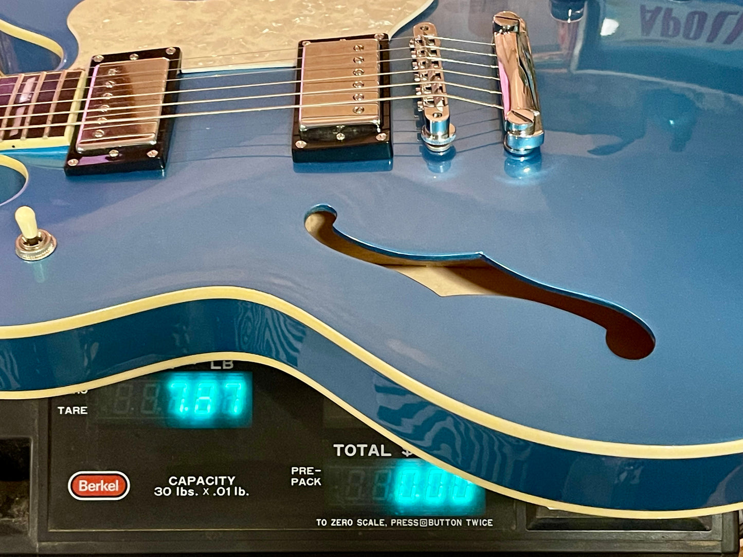 2003 Epiphone Supernova Noel Gallagher Manchester Blue