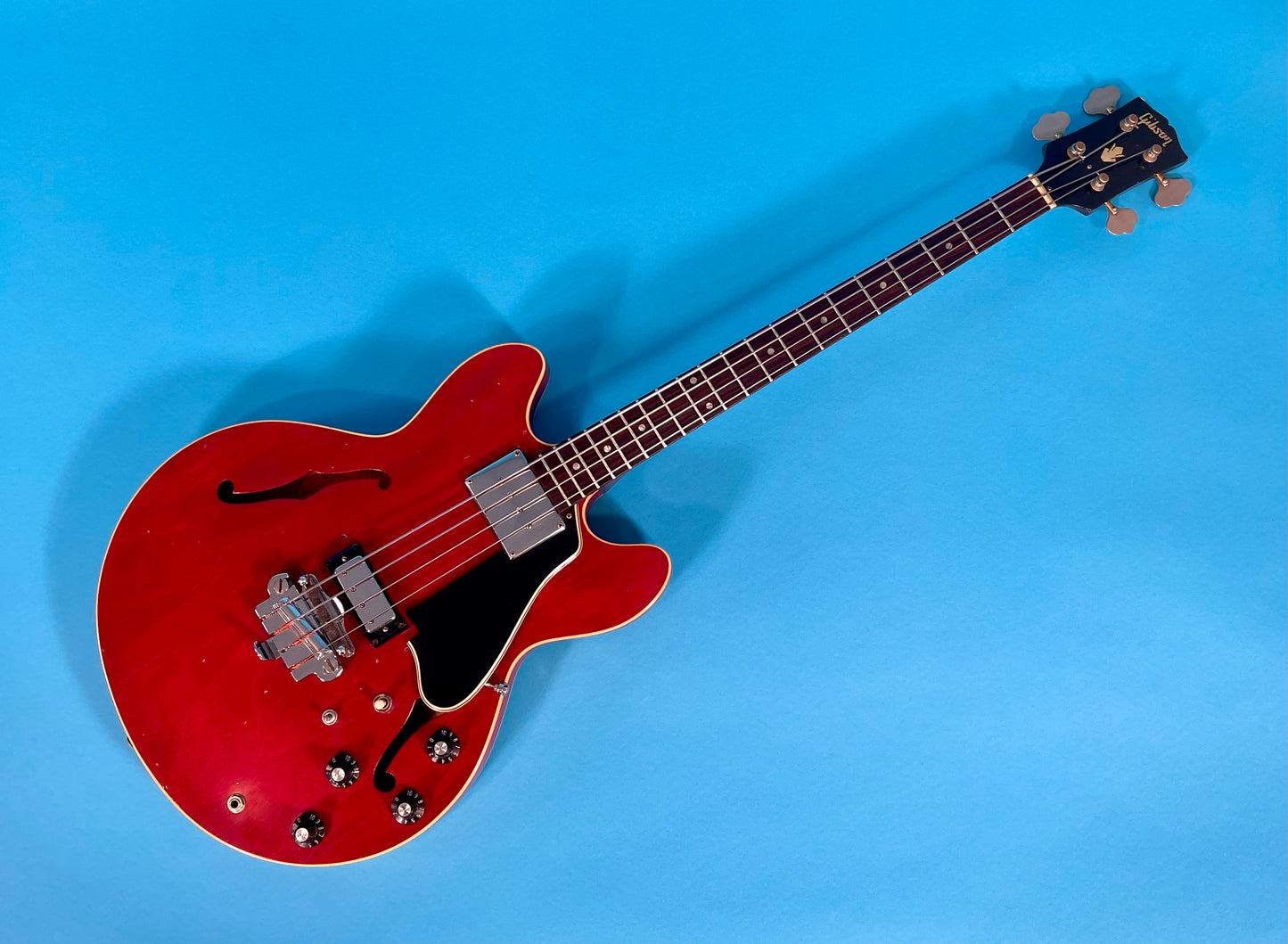 1967 Gibson EB-2DC double pickup semi-hollow body bass