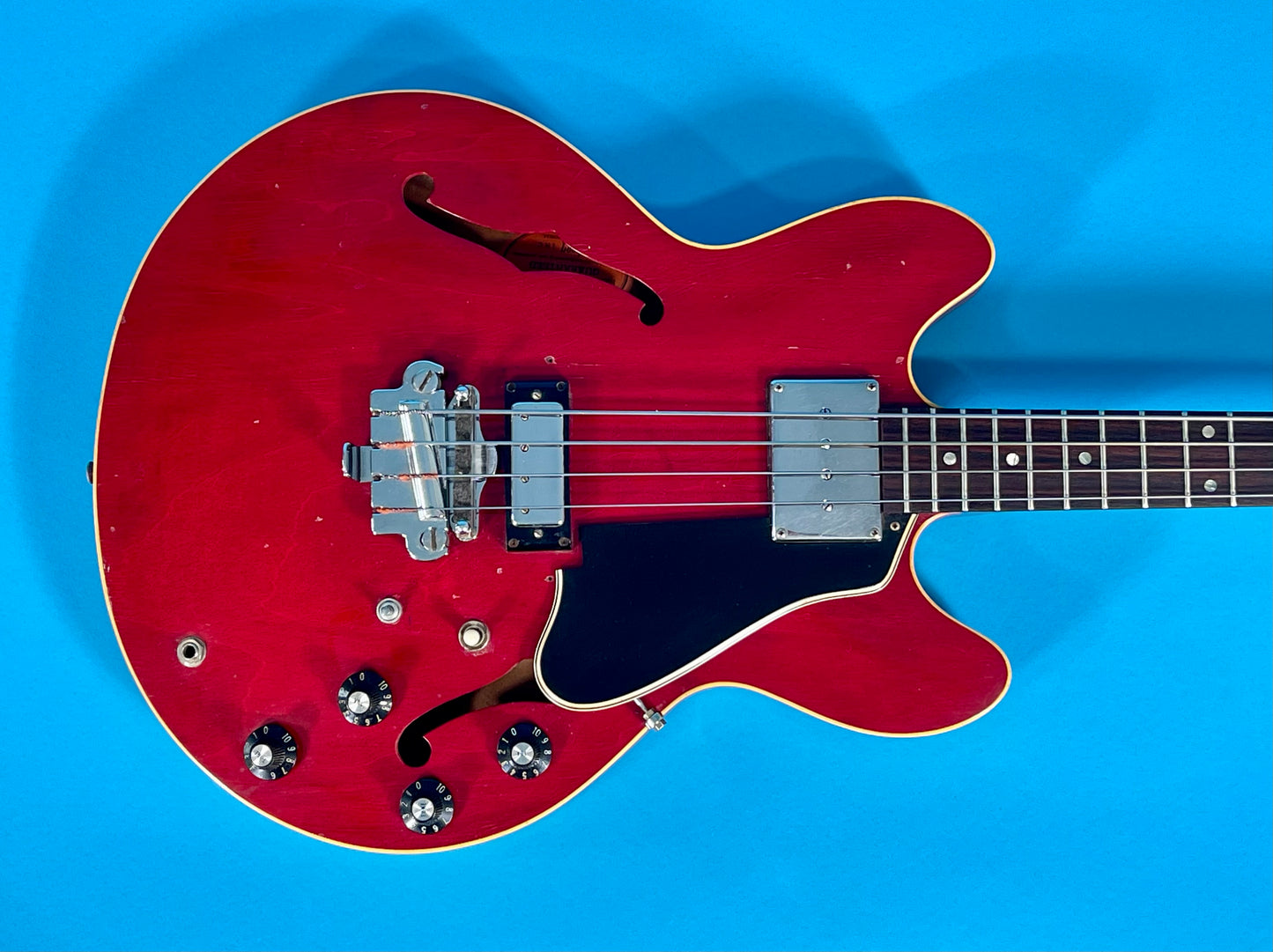 1967 Gibson EB-2DC double pickup semi-hollow body bass